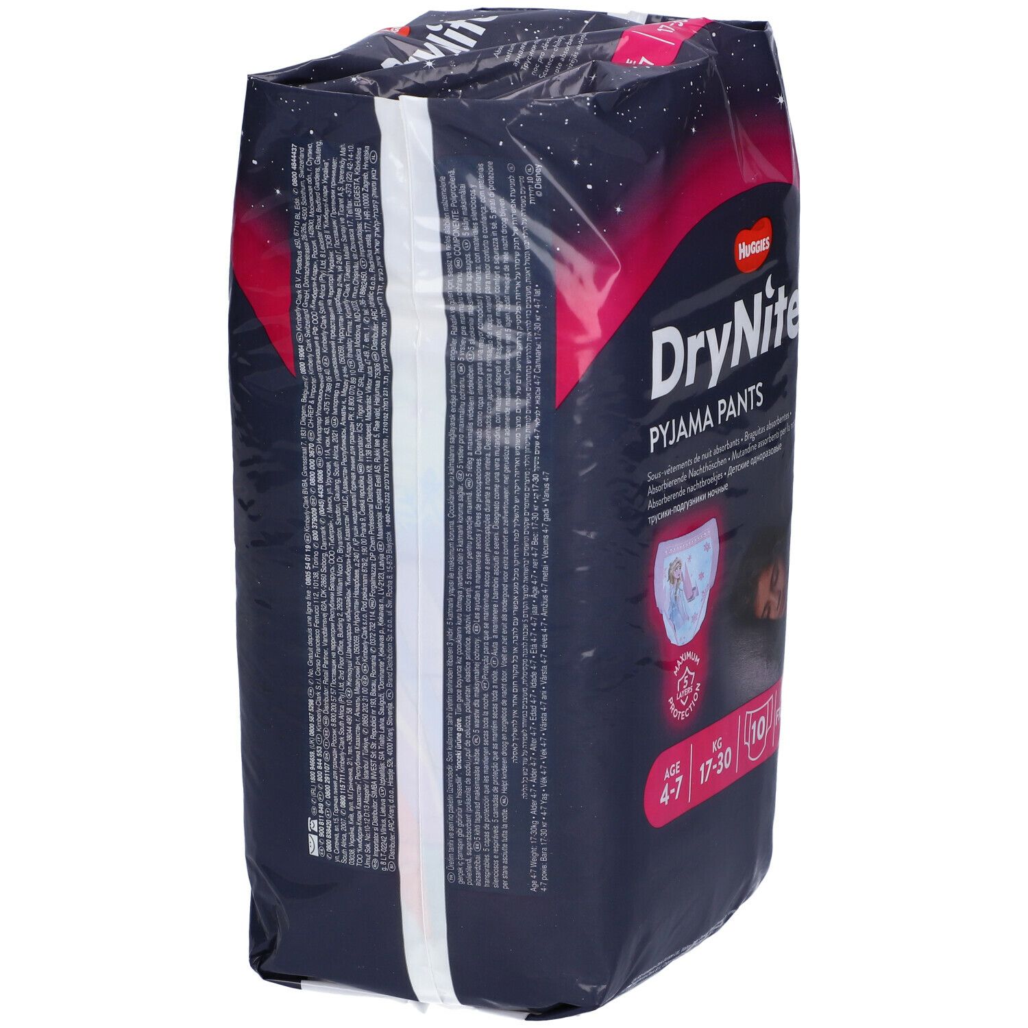HUGGIES DryNites® Pyjama Pants 17-30 kg