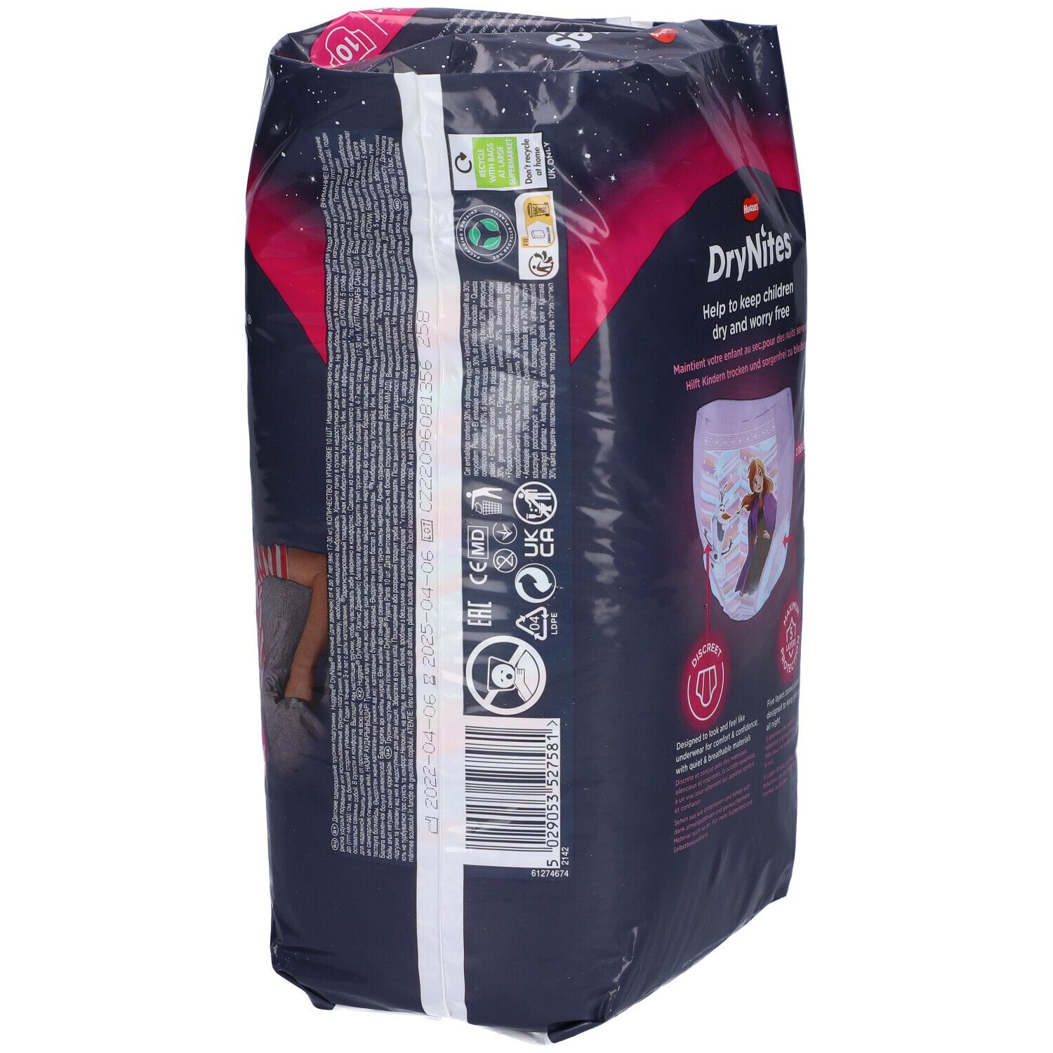 HUGGIES DryNites® Pyjama Pants 17-30 kg