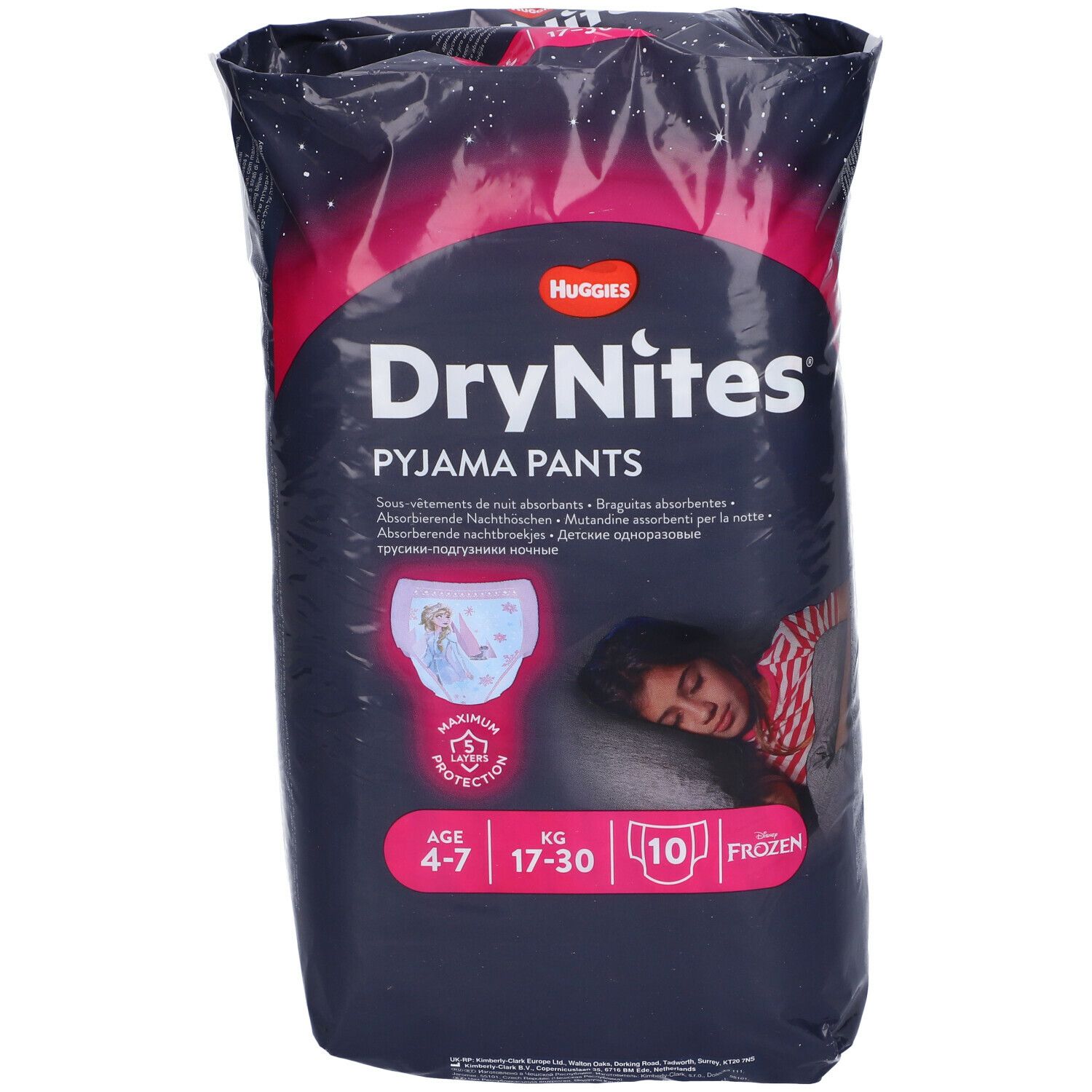HUGGIES DryNites® Pyjama Pants 17-30 kg
