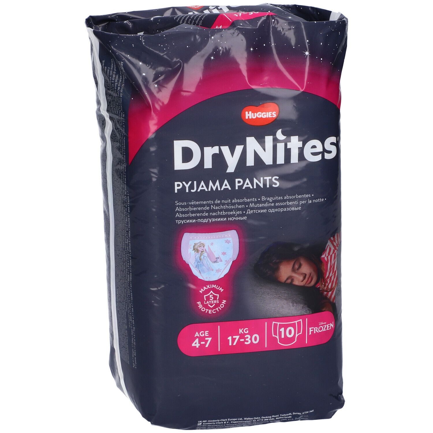 HUGGIES DryNites® Pyjama Pants 17-30 kg