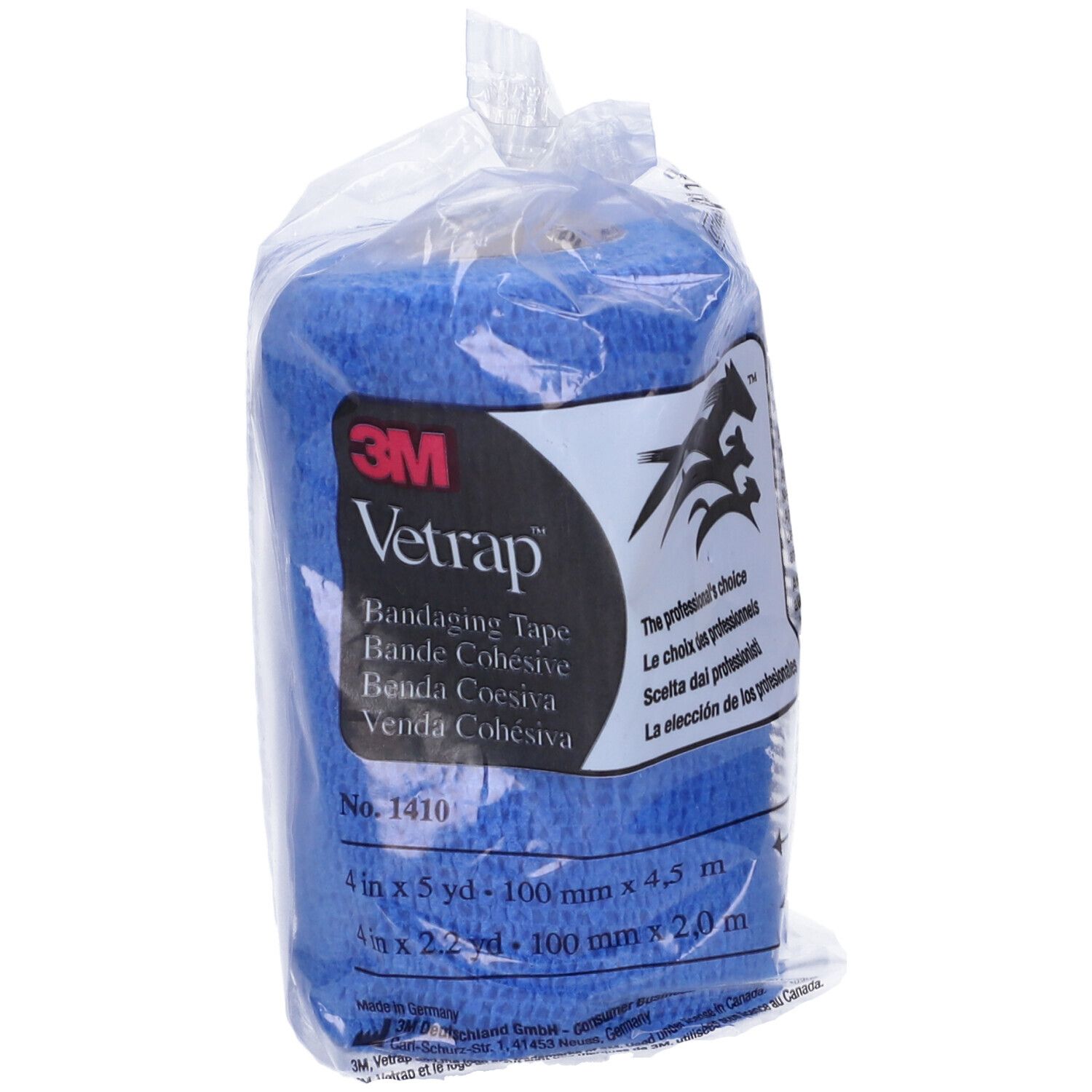 Vetrap Fascia Elastica Blu 10Cm
