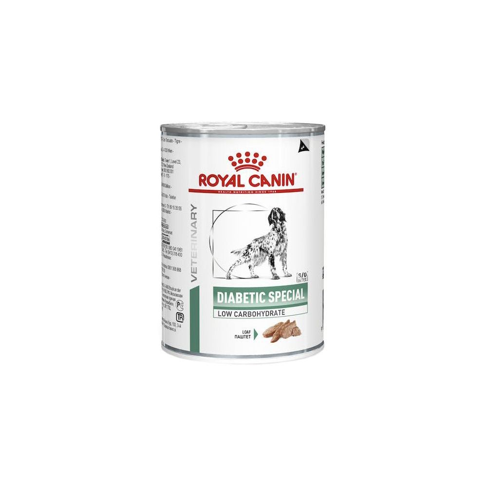Veterinary Health Nutrition Wet Dog Diabetic Special Low Carbohydrate 410 G