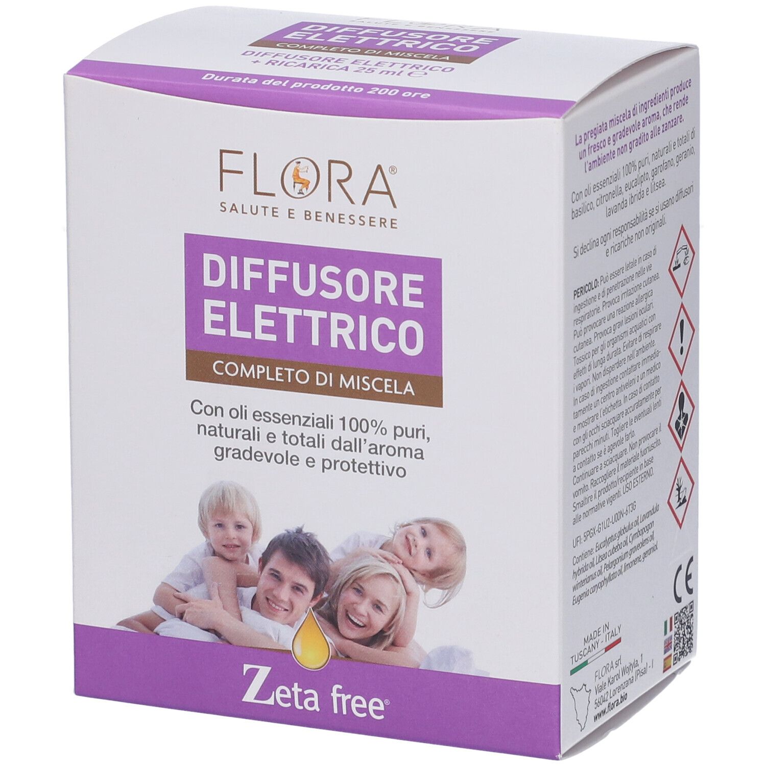 Zeta Free Diffusore Elettrico Completo