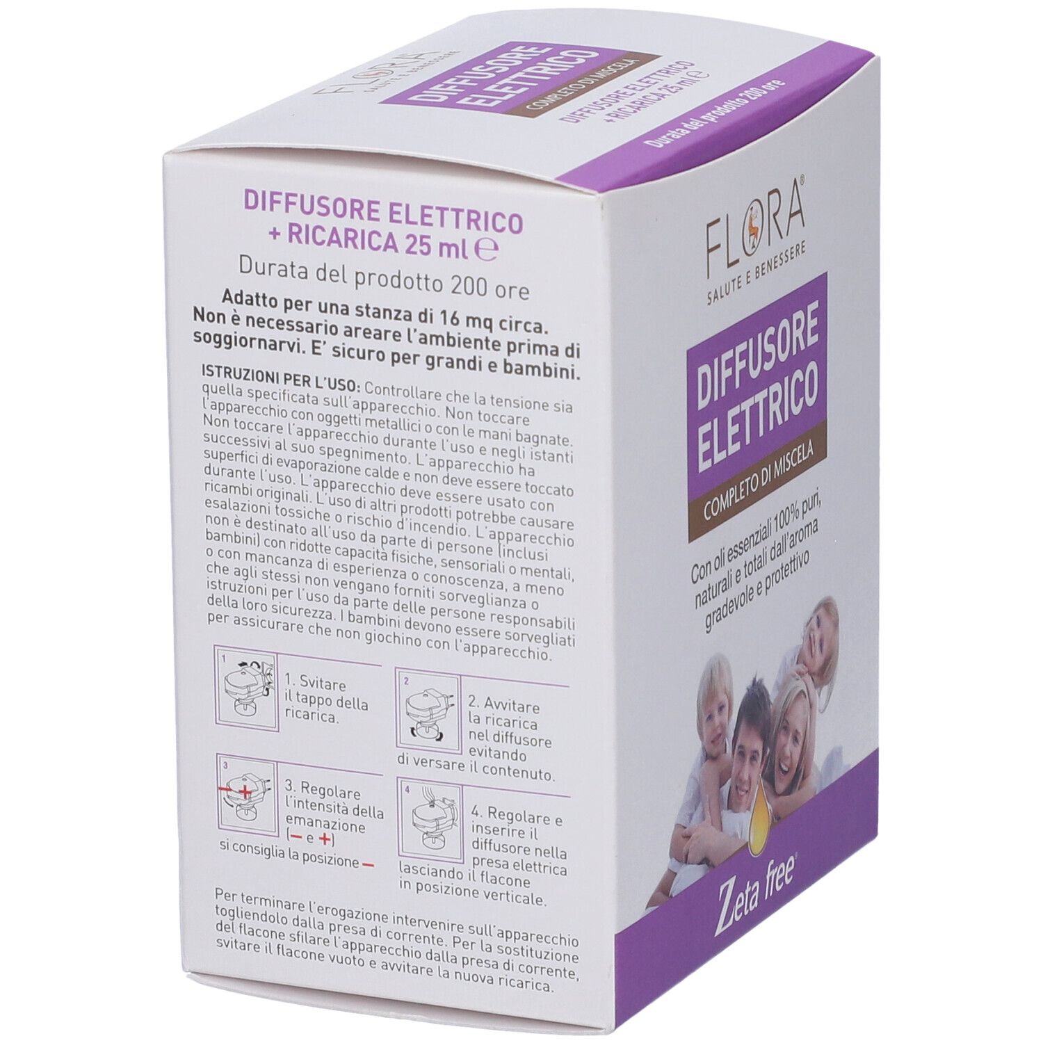 Zeta Free Diffusore Elettrico Completo