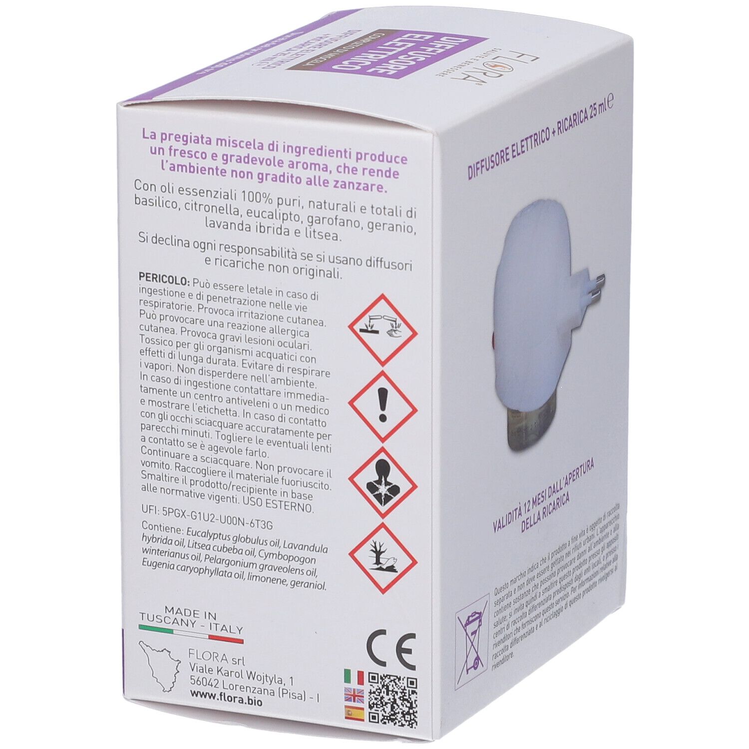 Zeta Free Diffusore Elettrico Completo