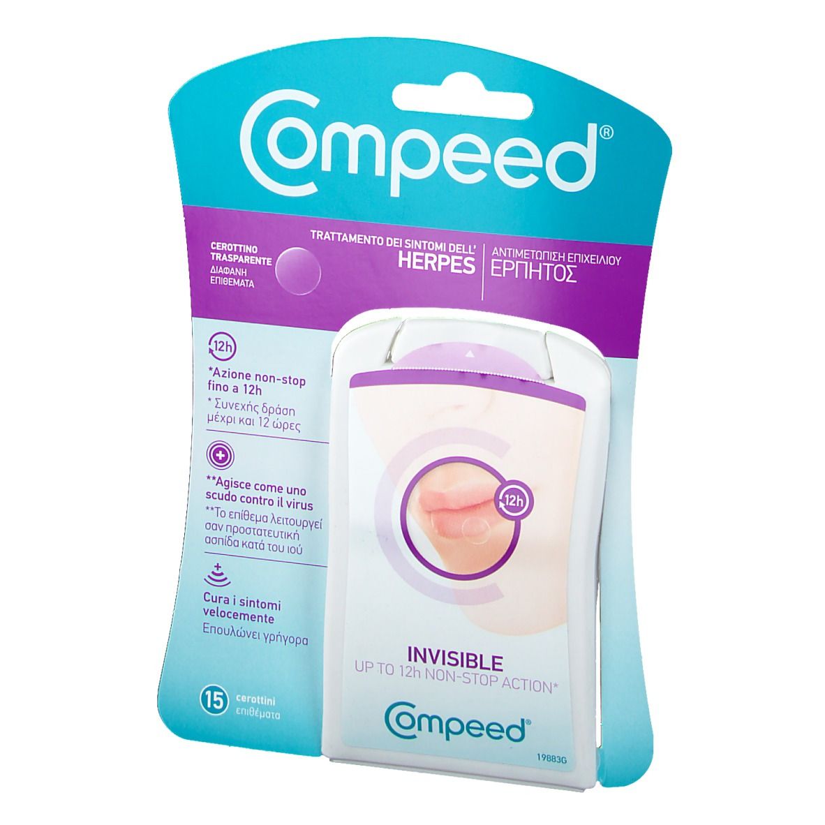 Compeed® Trattamento dei sintomi dell'Herpes Cerottini trasparenti
