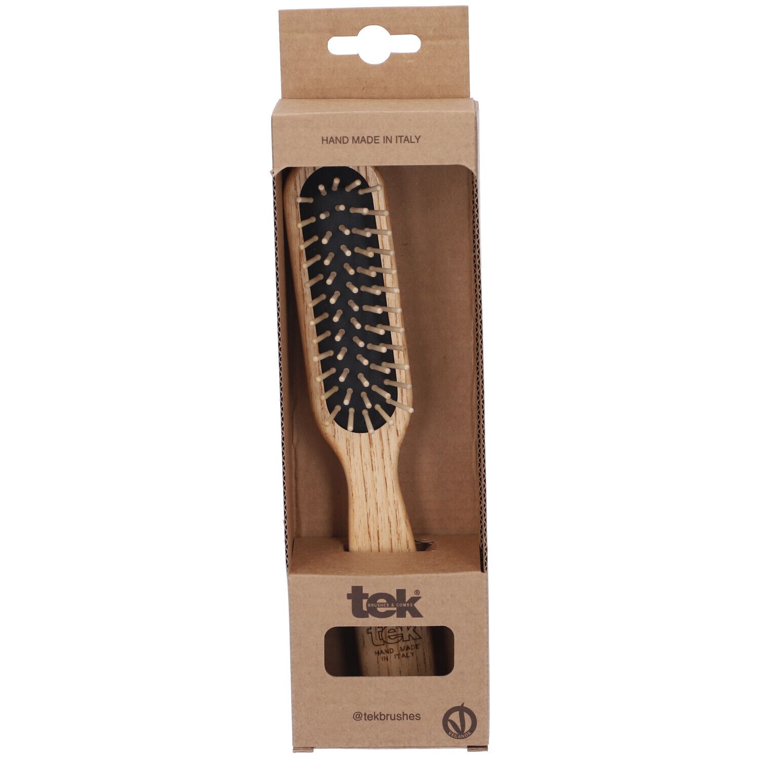Tek - Spazzola Rettangolare con Dente Corto