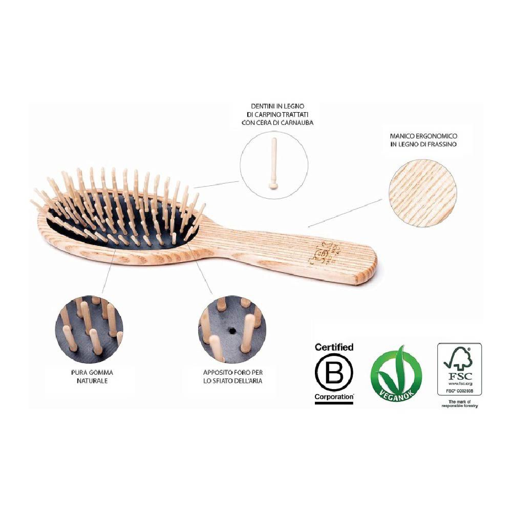Tek - Spazzola Ovale Grande Universale con Dente Corto