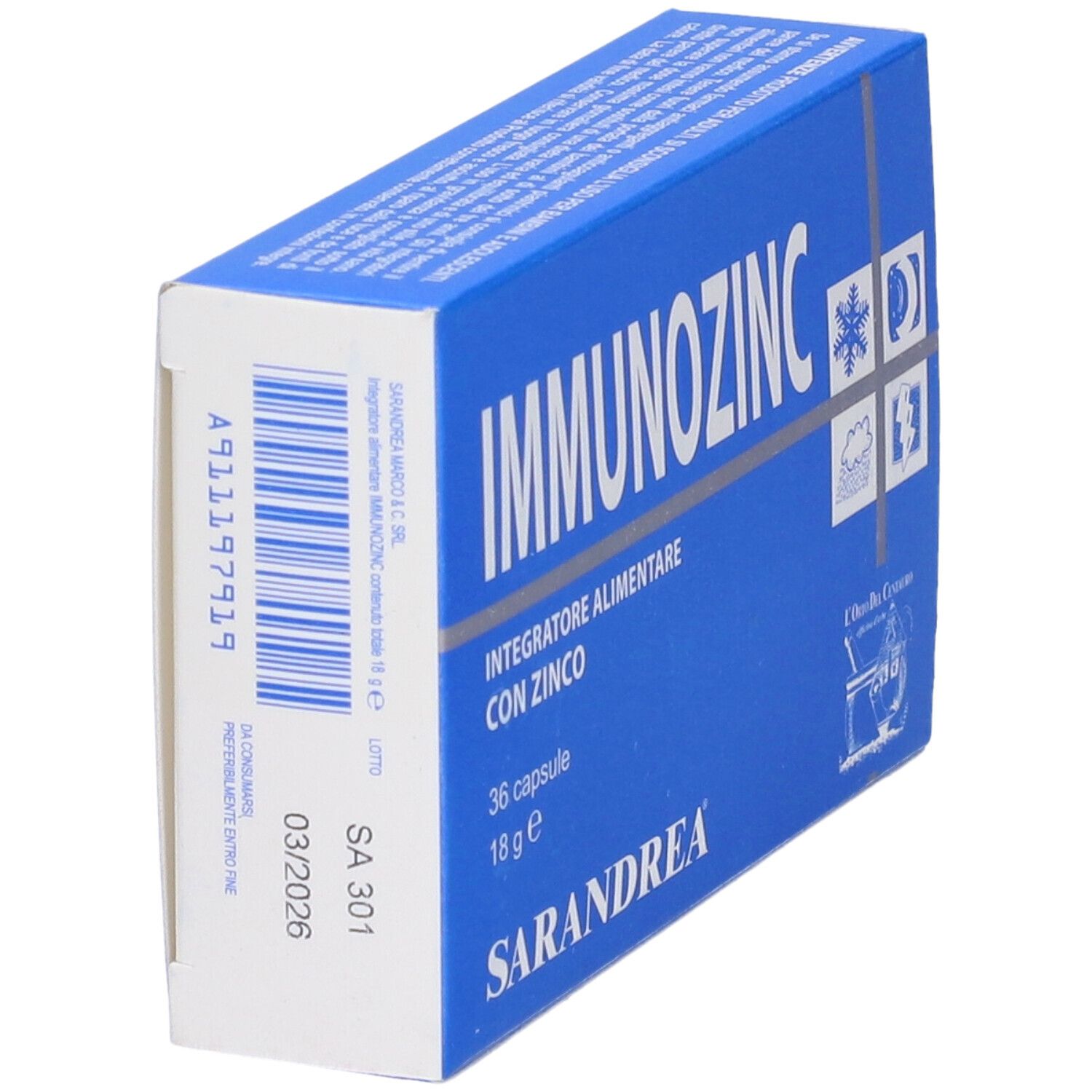Immunozinc 36 Capsule 500 Mg