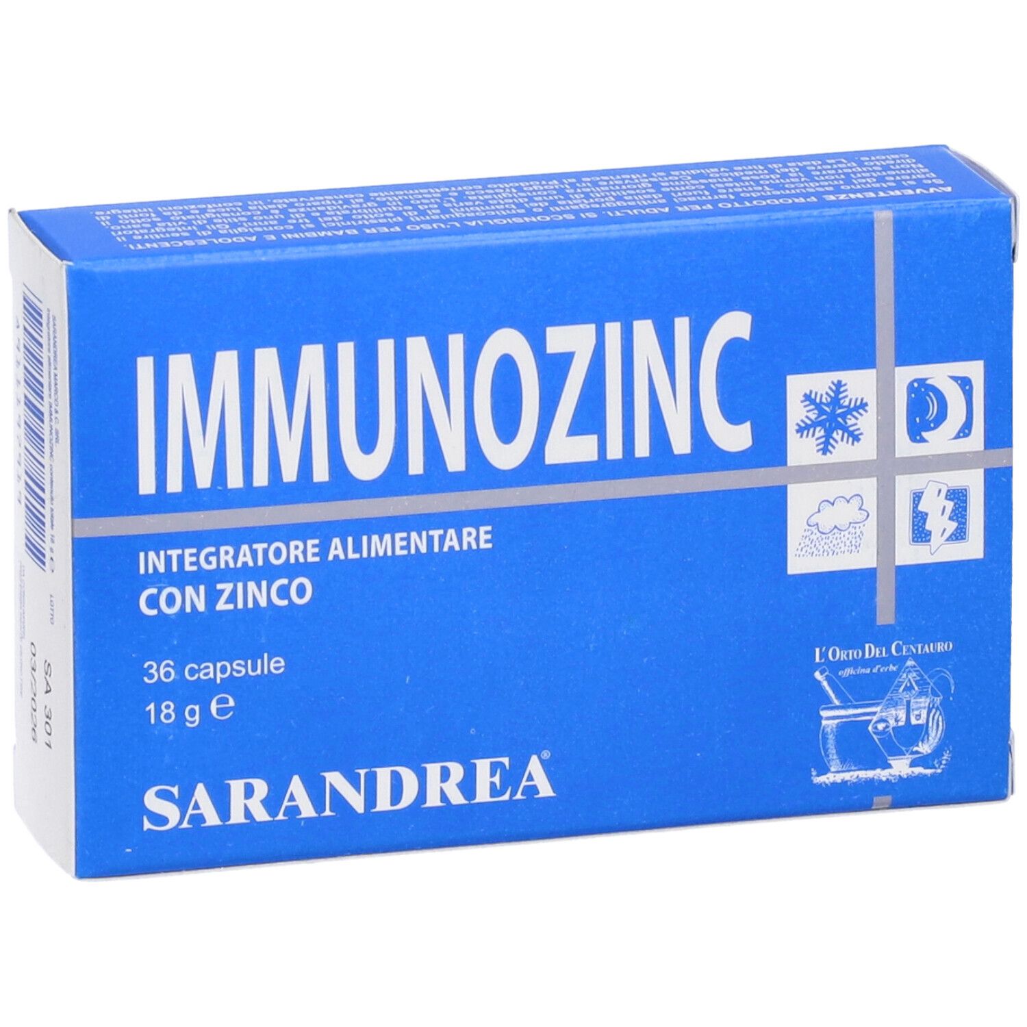 Immunozinc 36 Capsule 500 Mg