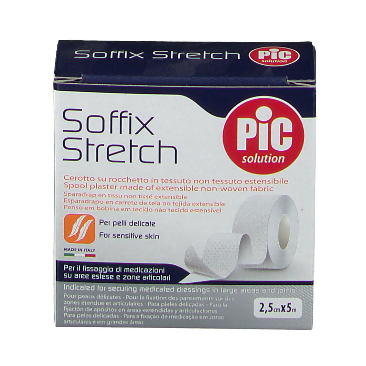 Pic Solution Soffix Stretch 2,5 cm x 5 m