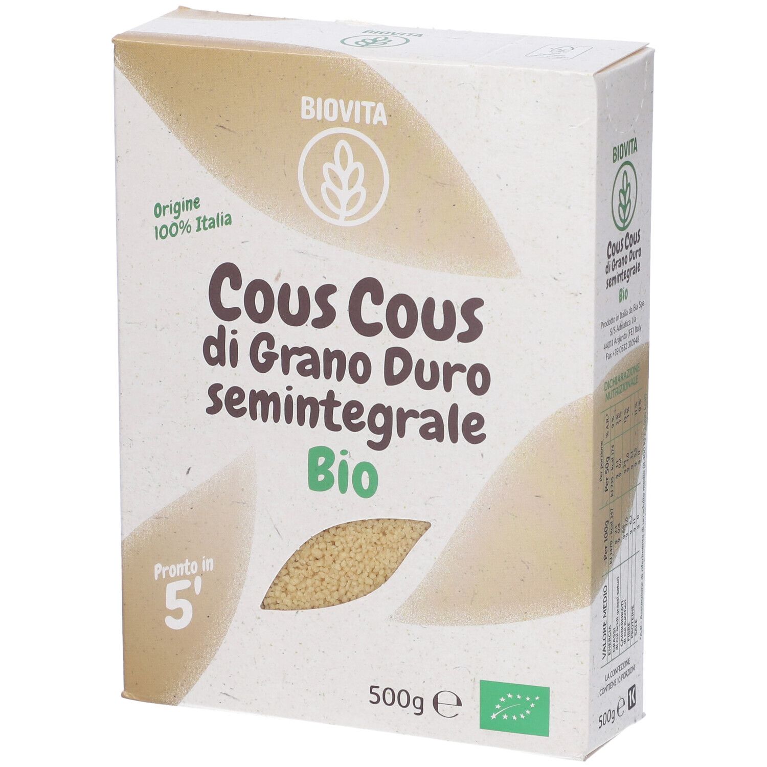 Biovita Cous-Cous Semi Integ