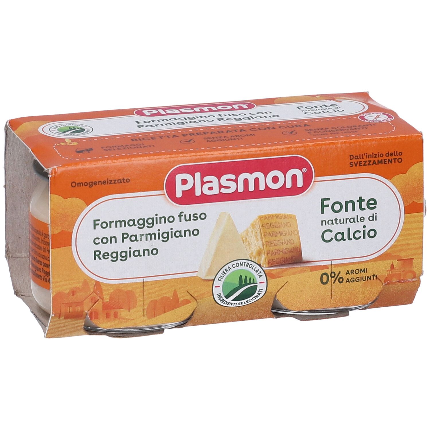 Plasmon® Omogeneizzato Formaggino fuso e Parmigiano Reggiano
