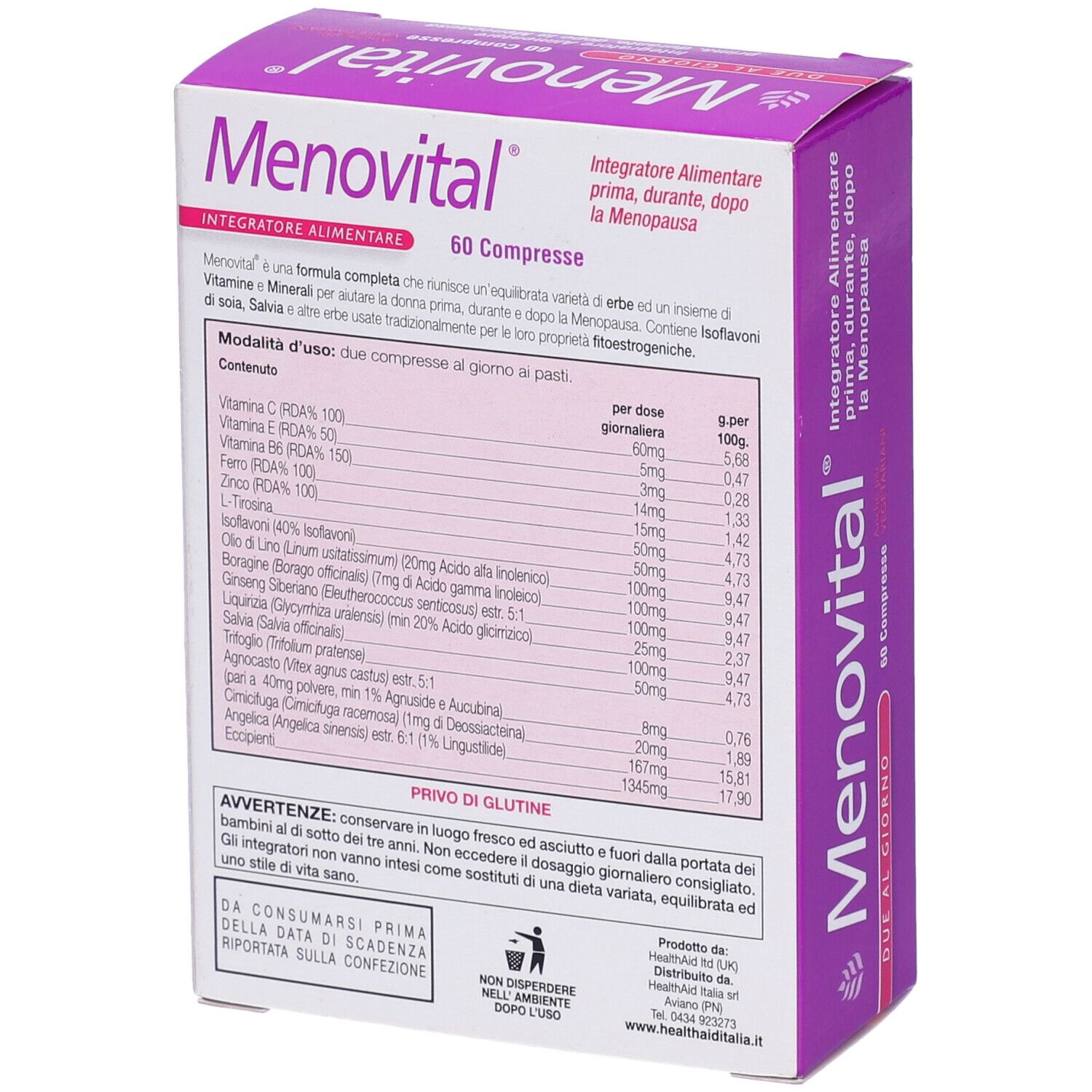 Menovital Blister 60 Compresse