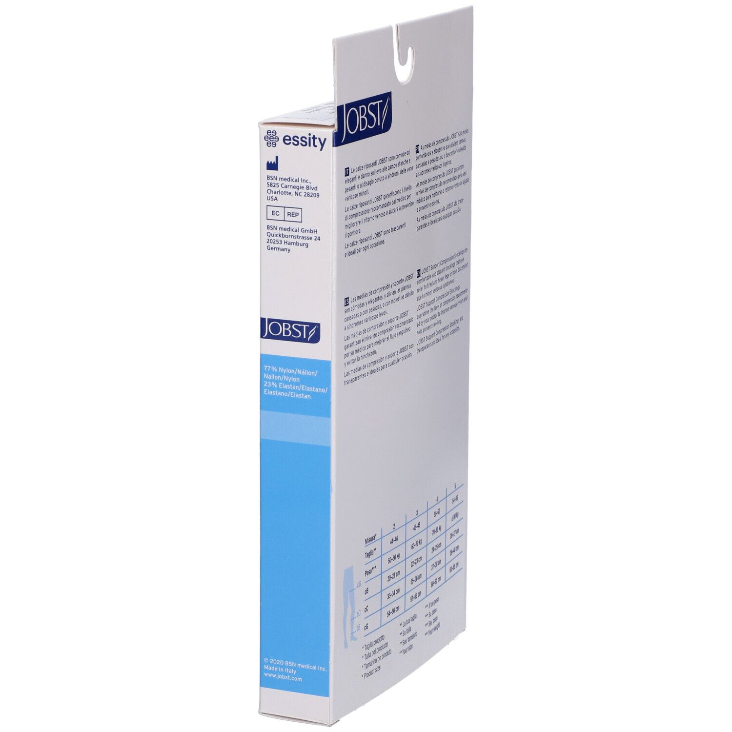 Jobst Autoreggente Velato 140D Noir Misura 5