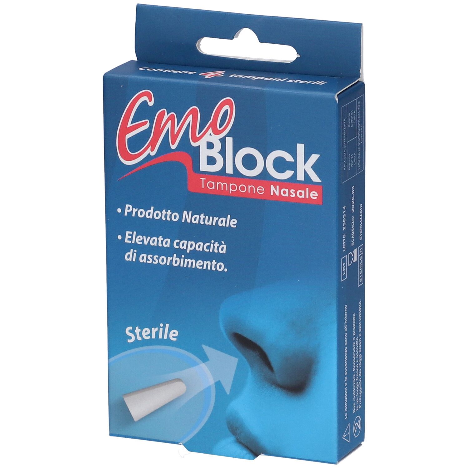 Emoblock Tampone Nasale
