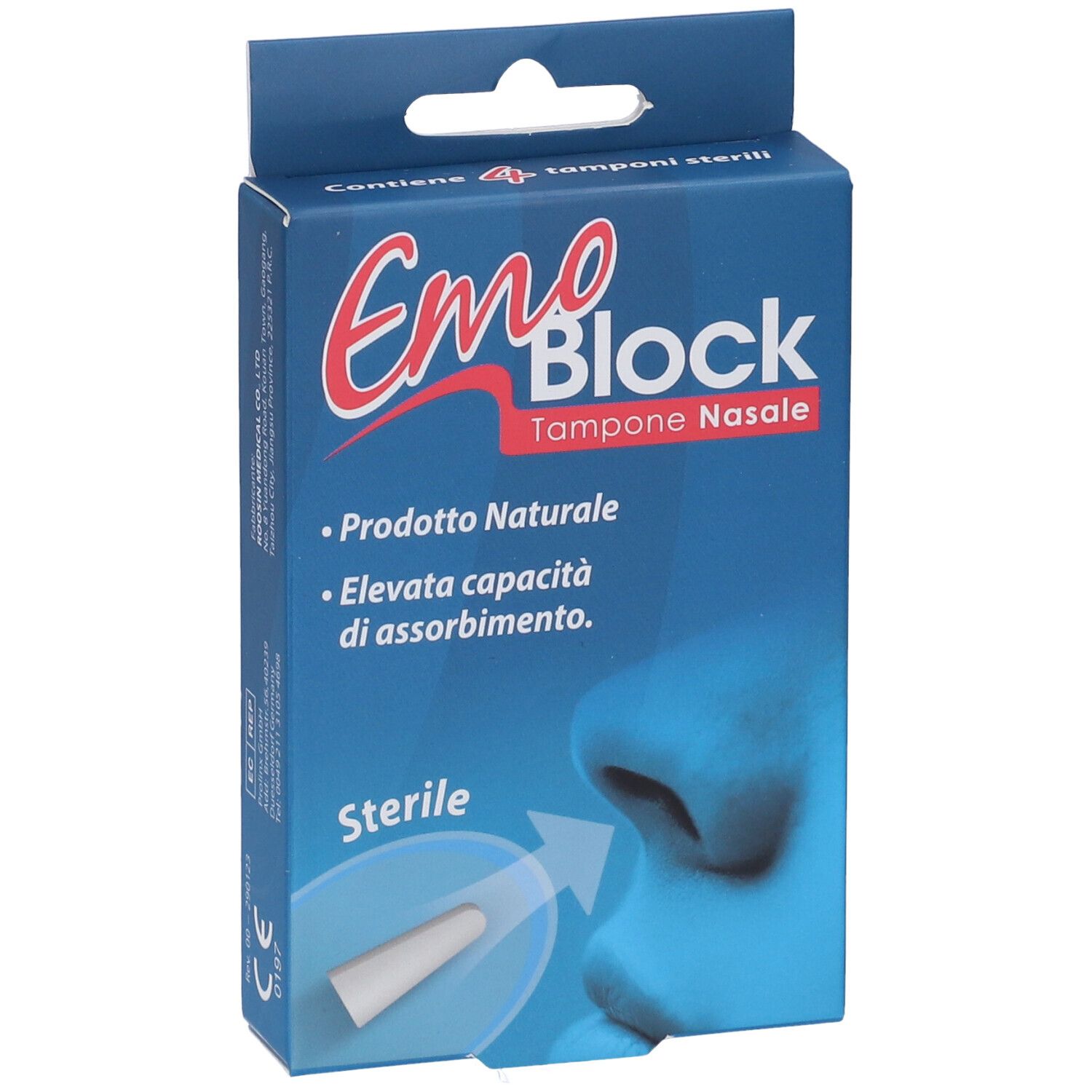 Emoblock Tampone Nasale