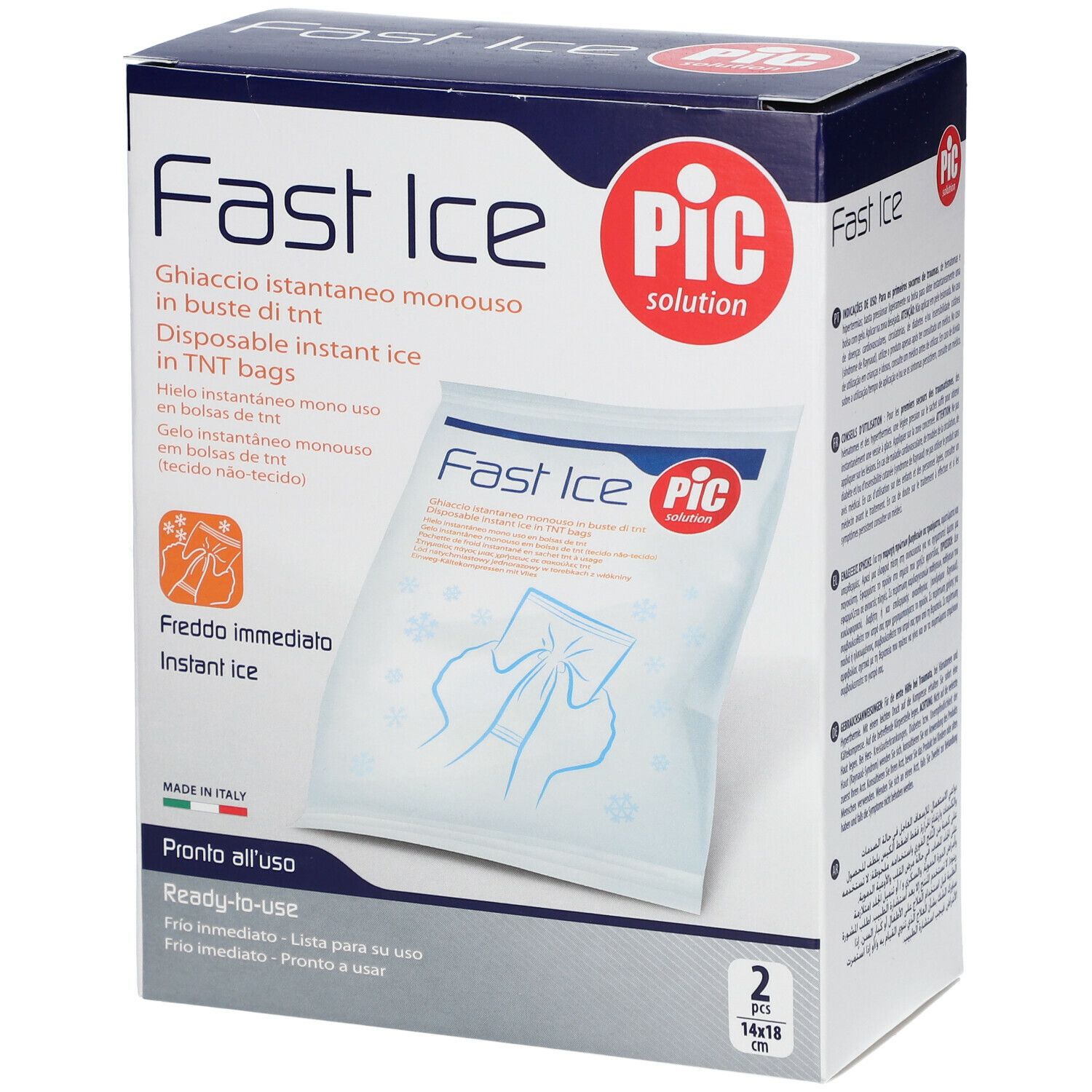Pic Solution Fast Ice Ghiaccio Istantaneo in Busta TNT