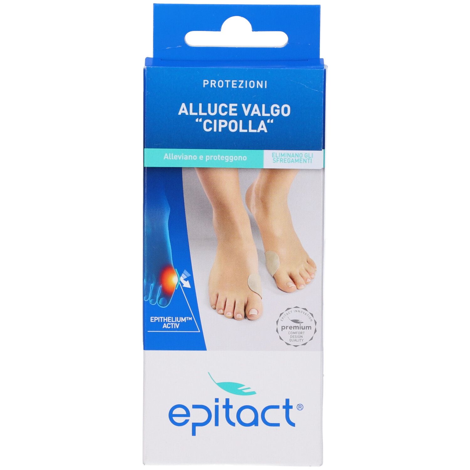 Protezione Per Alluce Valgo Epitact In Silicone Con Epithelium Activ 2 Pezzi