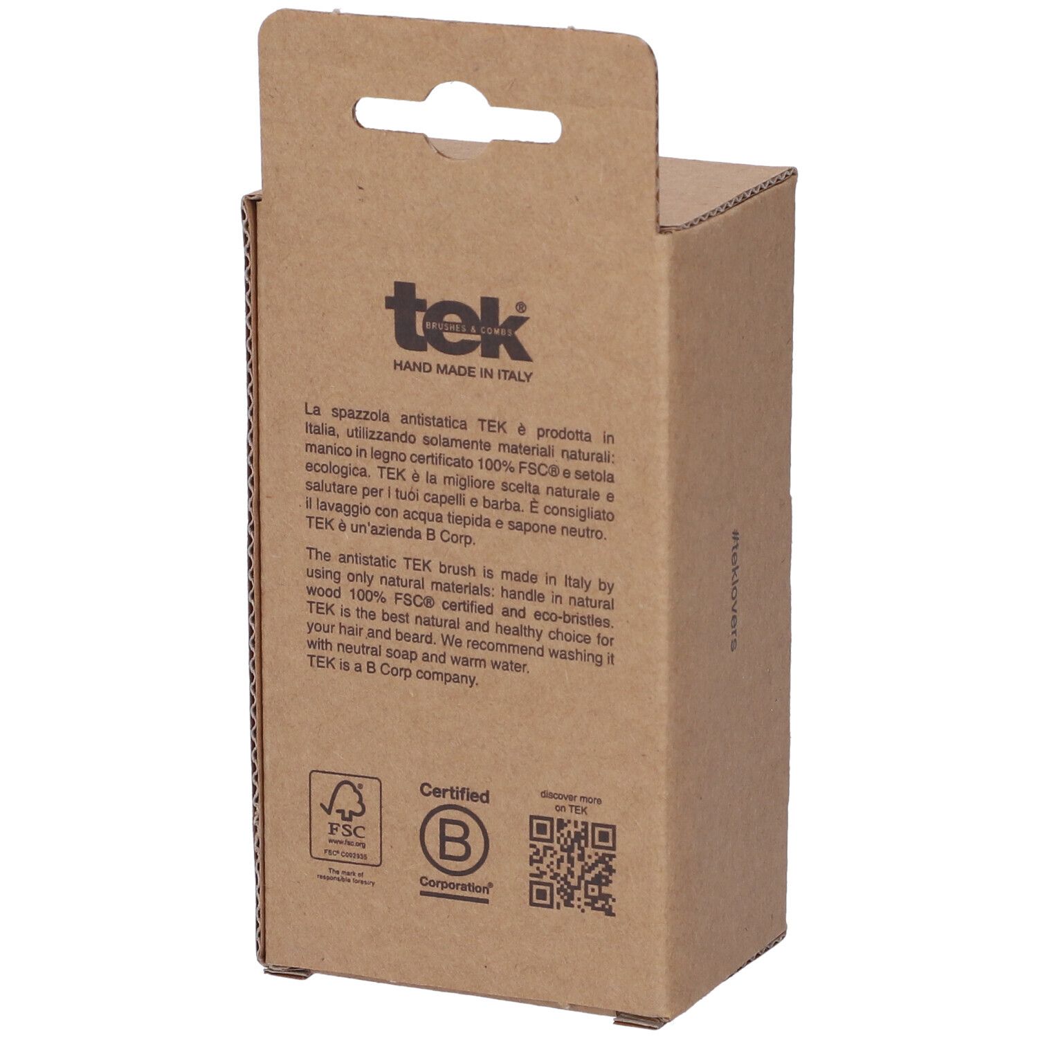 Tek - Spazzola Massaggio Cutaneo con Cinghietto