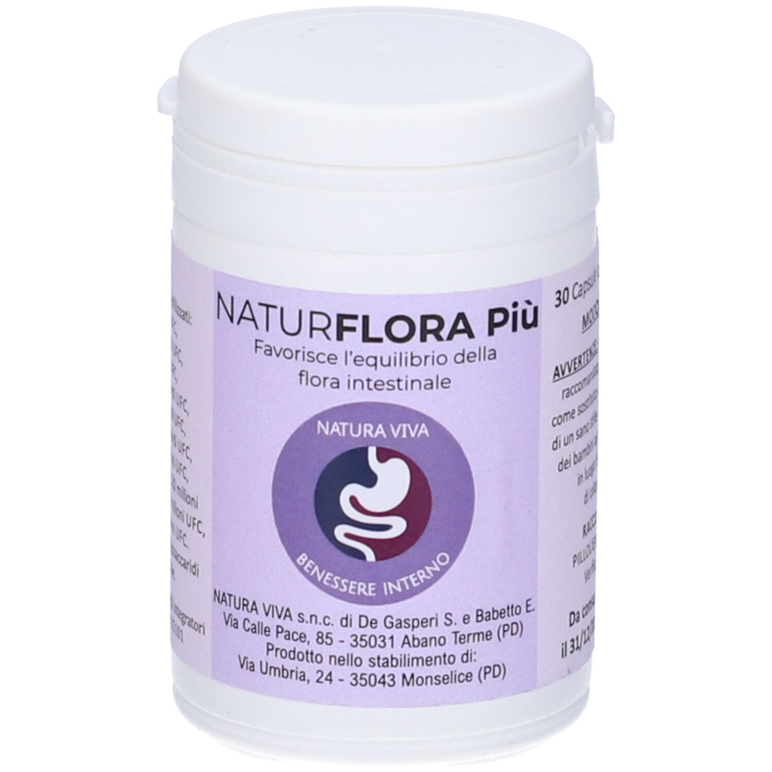 Natur Flora Piu' 30Cps