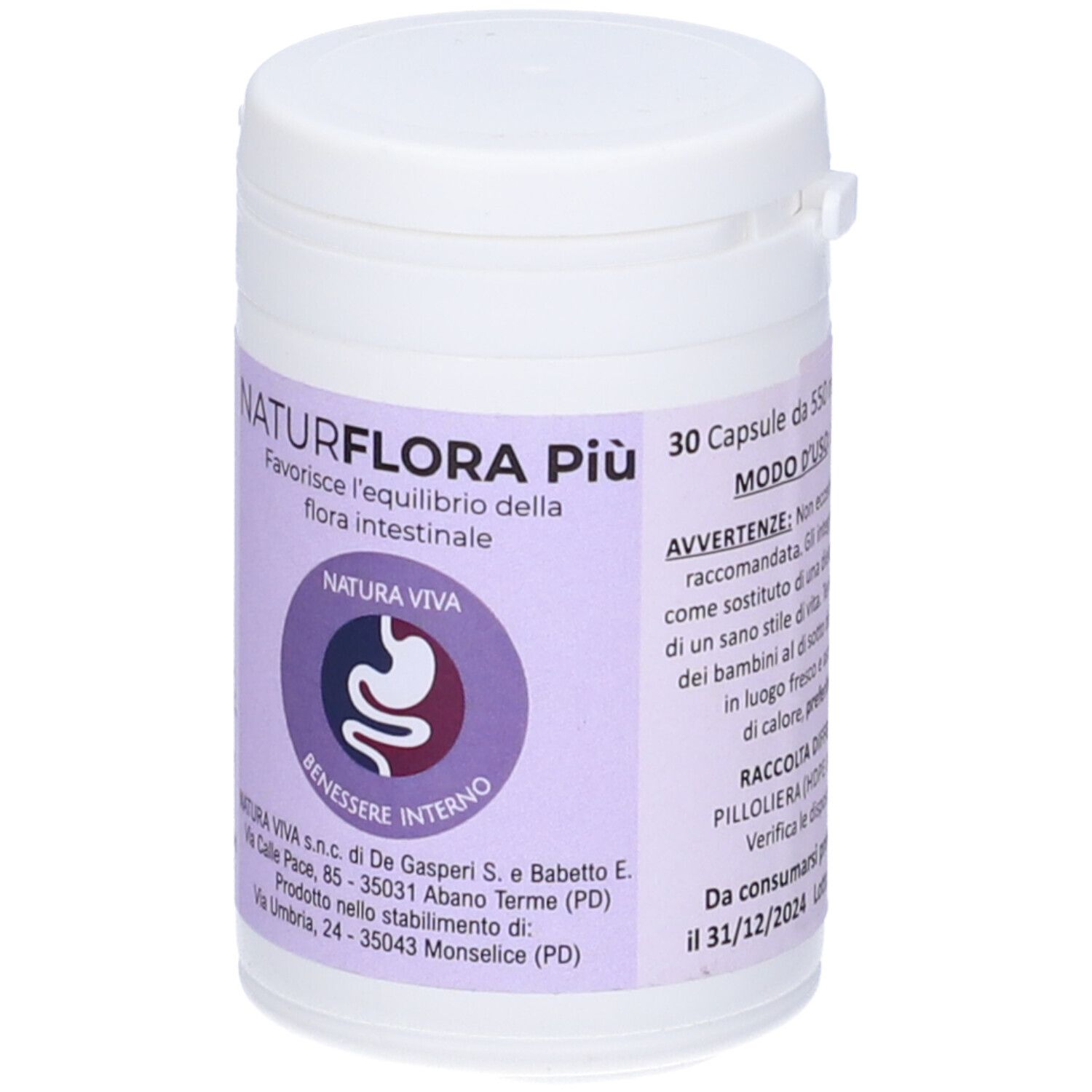 Natur Flora Piu' 30Cps