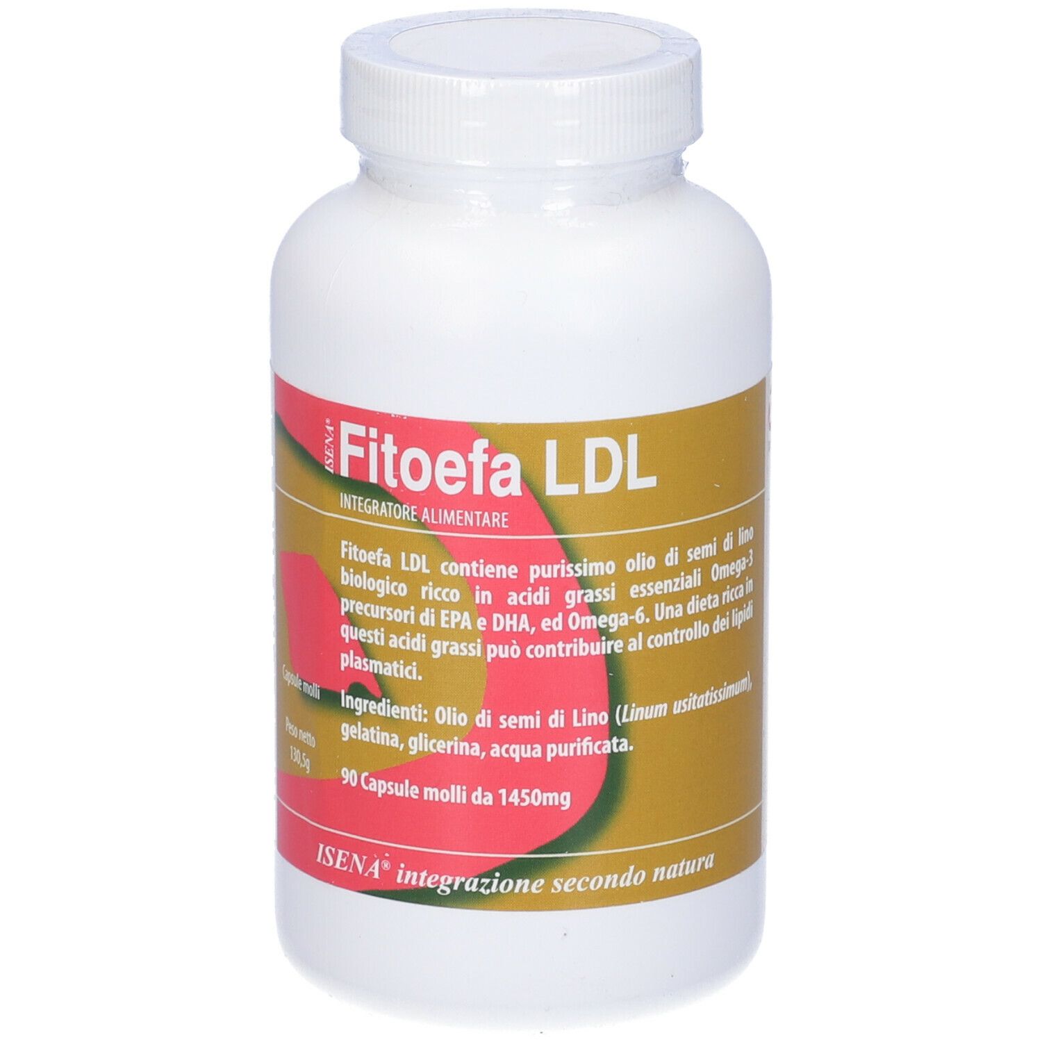 Fitoefa Ldl Olio Di Semi Di Lino Biologiorganic Flax Oil 90 Capsule