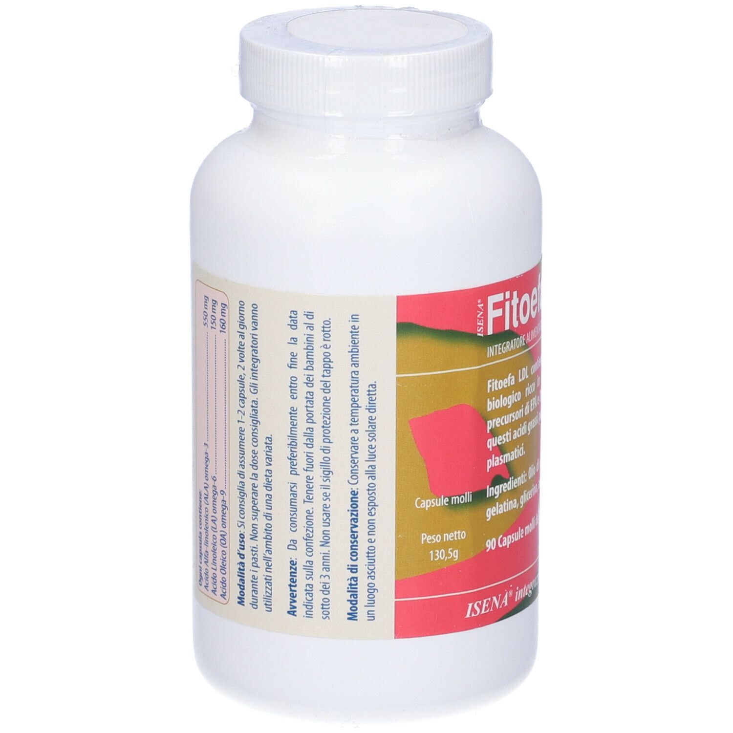 Fitoefa Ldl Olio Di Semi Di Lino Biologiorganic Flax Oil 90 Capsule