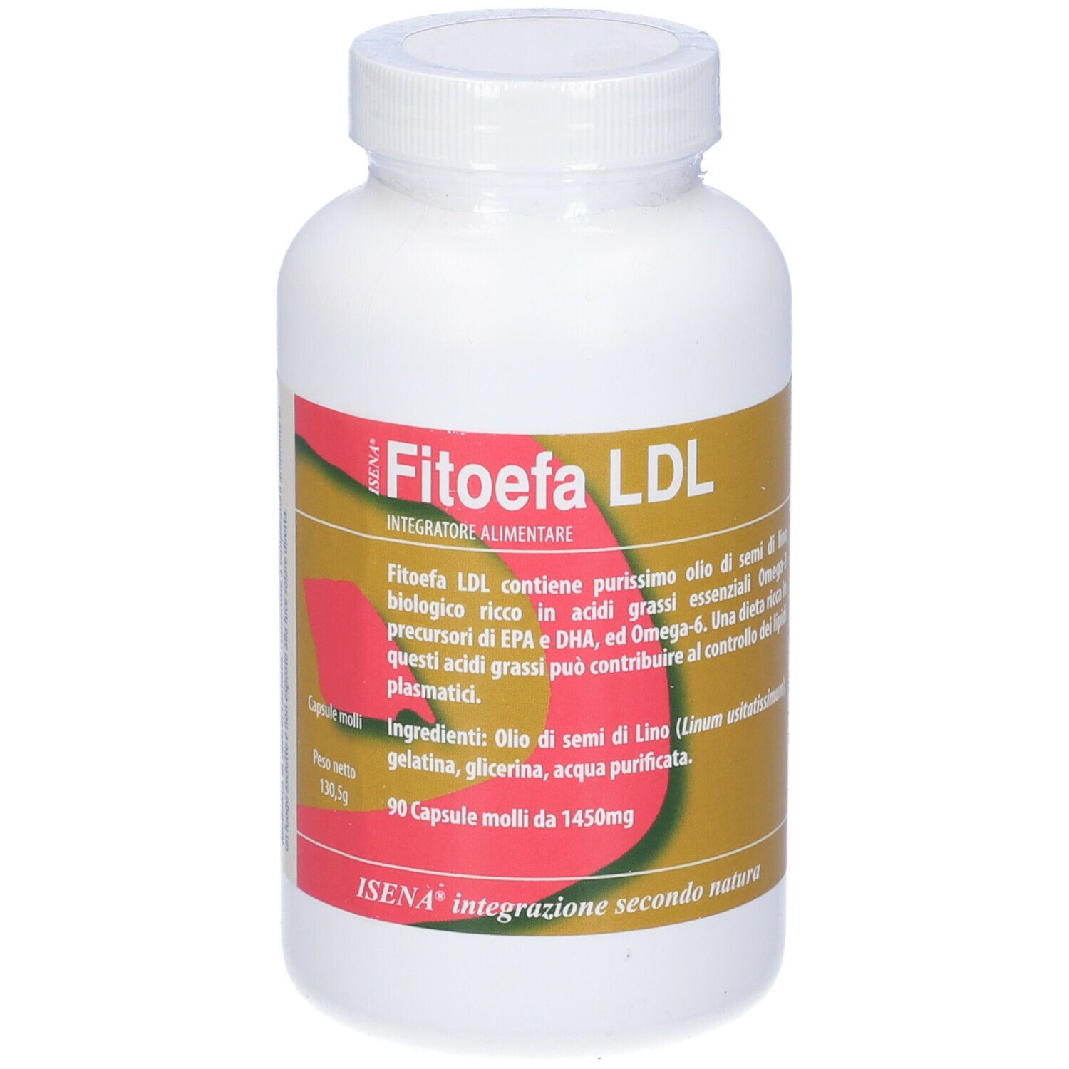 Fitoefa Ldl Olio Di Semi Di Lino Biologiorganic Flax Oil 90 Capsule