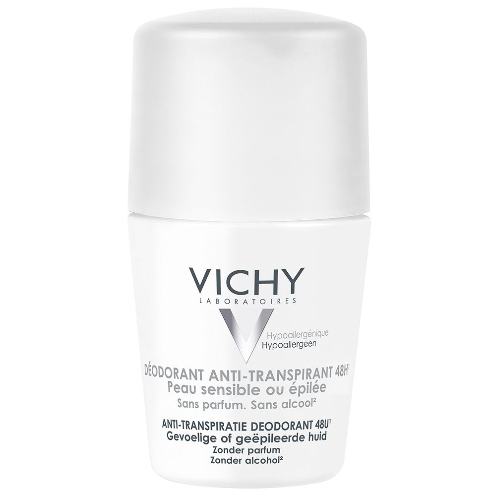 Vichy Deodorante anti -traspirante 48H  - Pelle sensibile o depilata 50 ml