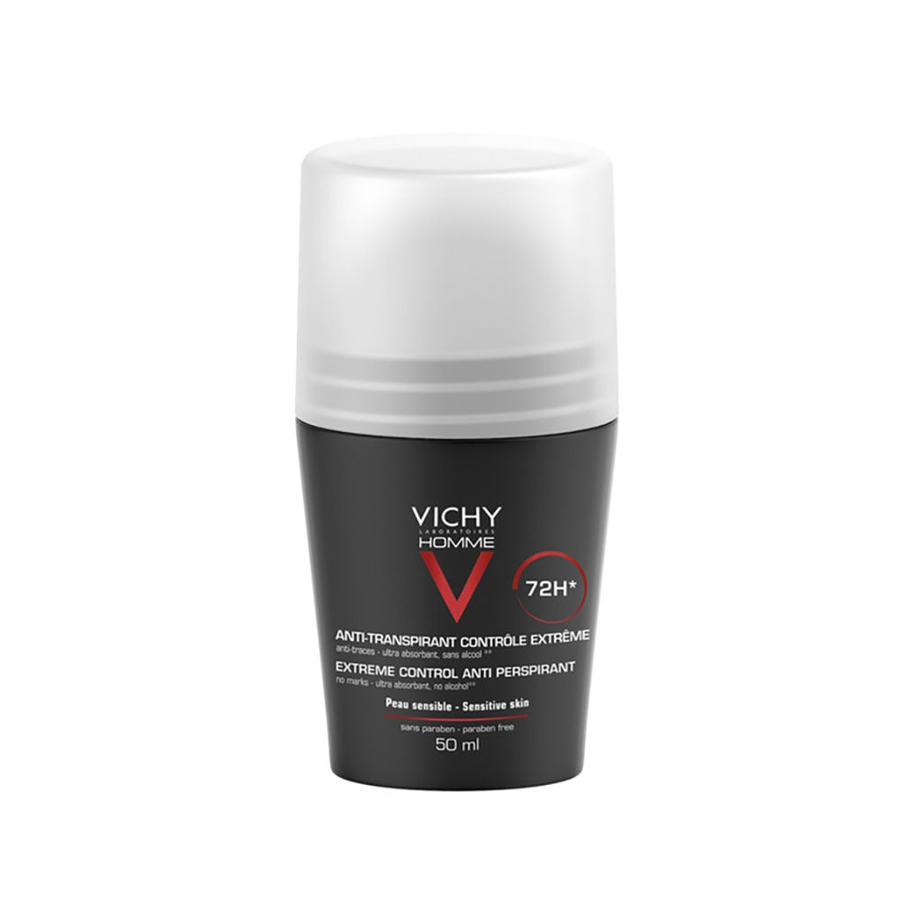 Vichy Homme Deodorante Antitraspirante controllo estremo 72H Roll On 50 ml