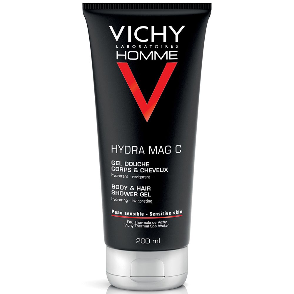 Vichy Homme Hydra Mag C Gel doccia corpo e capelli 200 ml