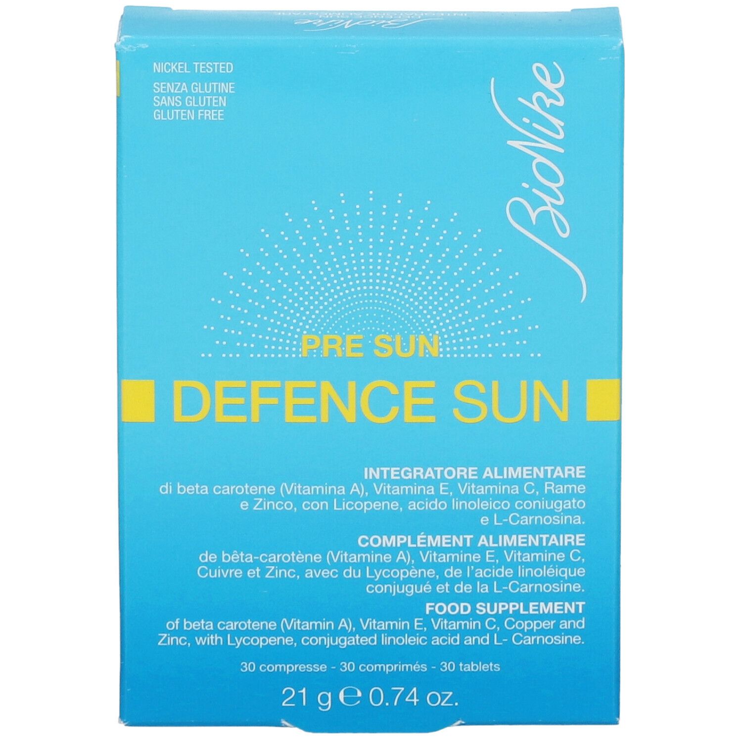 BioNike Pre Sun Defence Sun