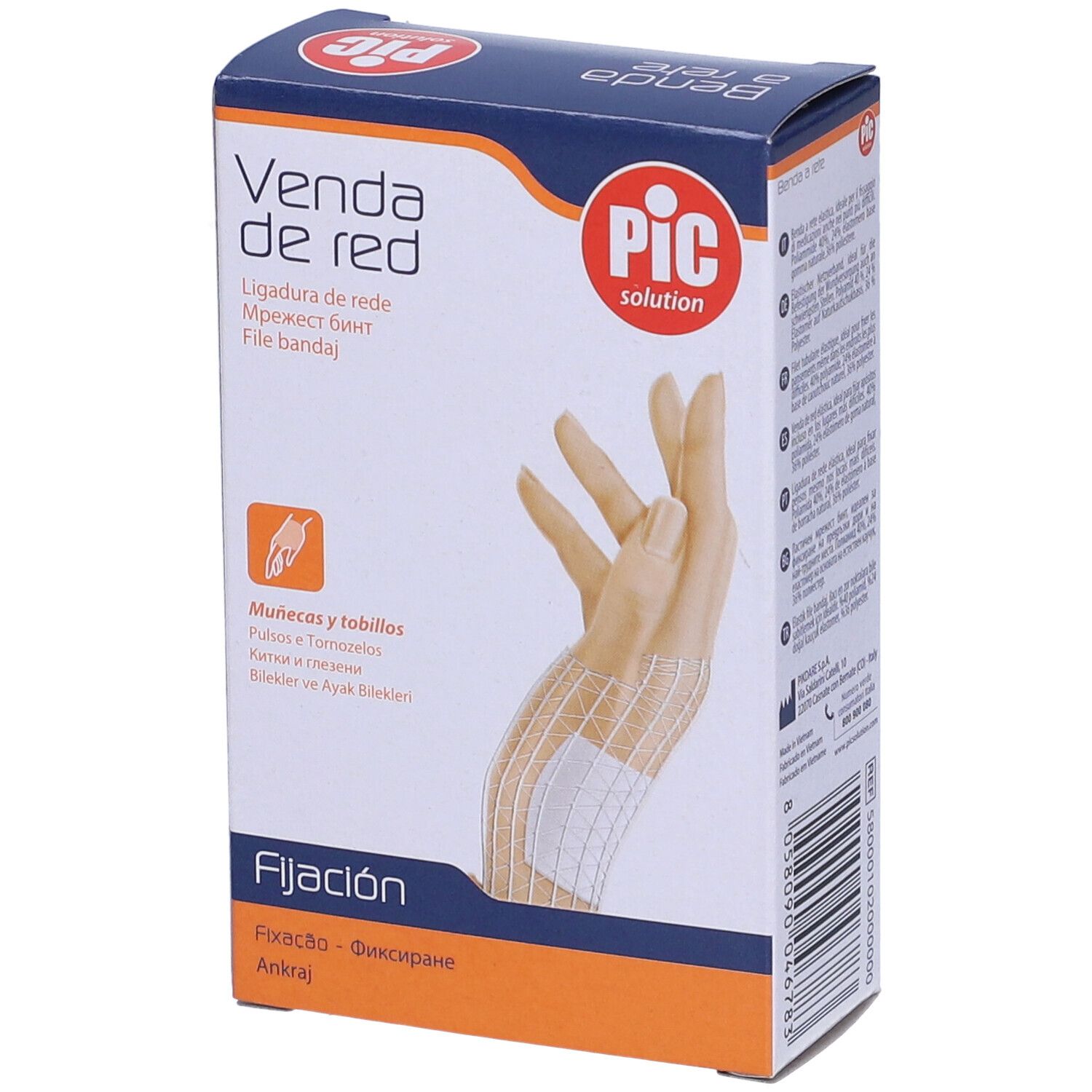 PiC Bend-a-rete Benda a rete elastica polsi e caviglie
