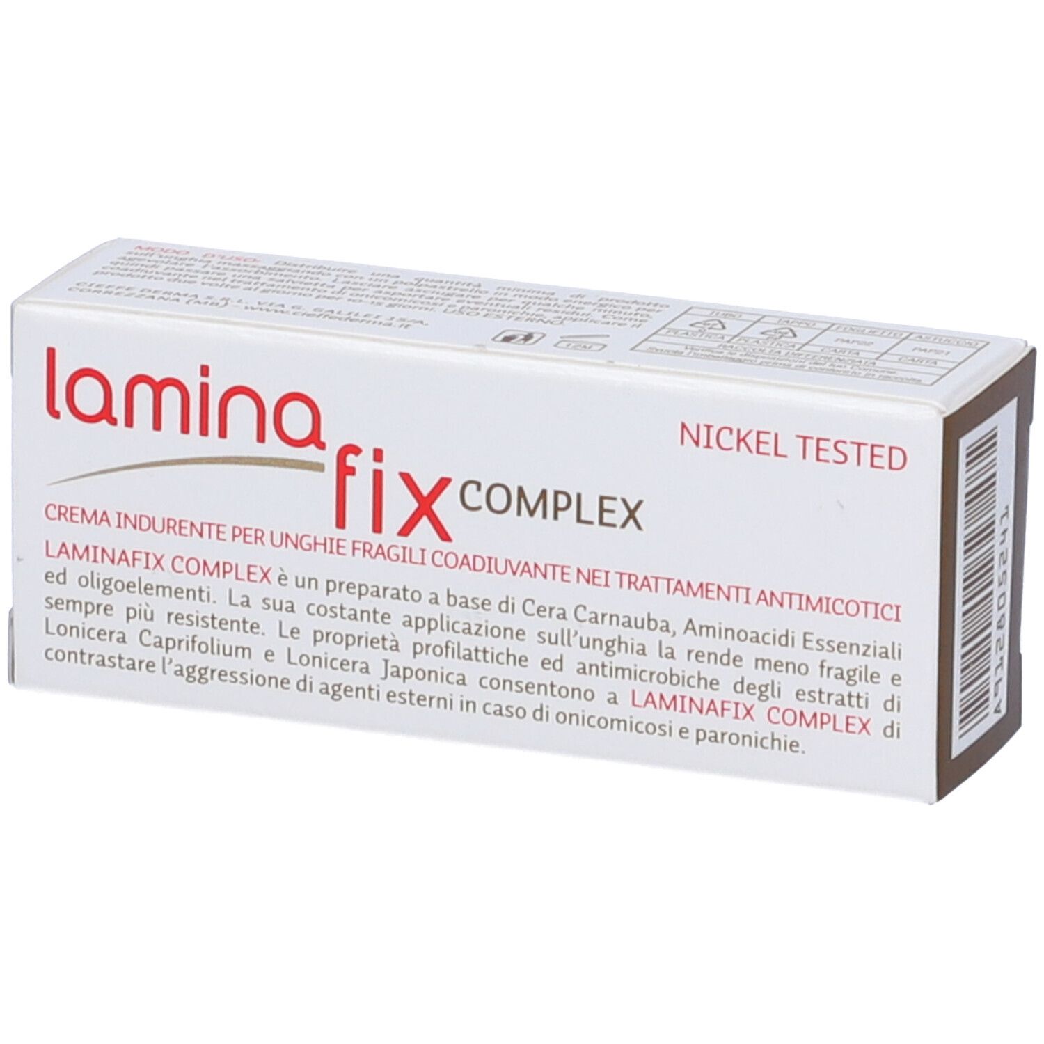 Laminafix Complex Crema Indurente Unghie Con Antimicrobico Naturale 10 Ml