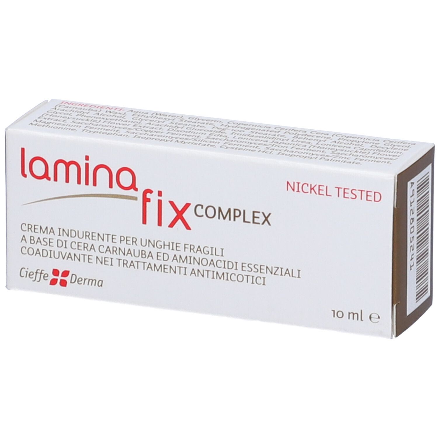 Laminafix Complex Crema Indurente Unghie Con Antimicrobico Naturale 10 Ml