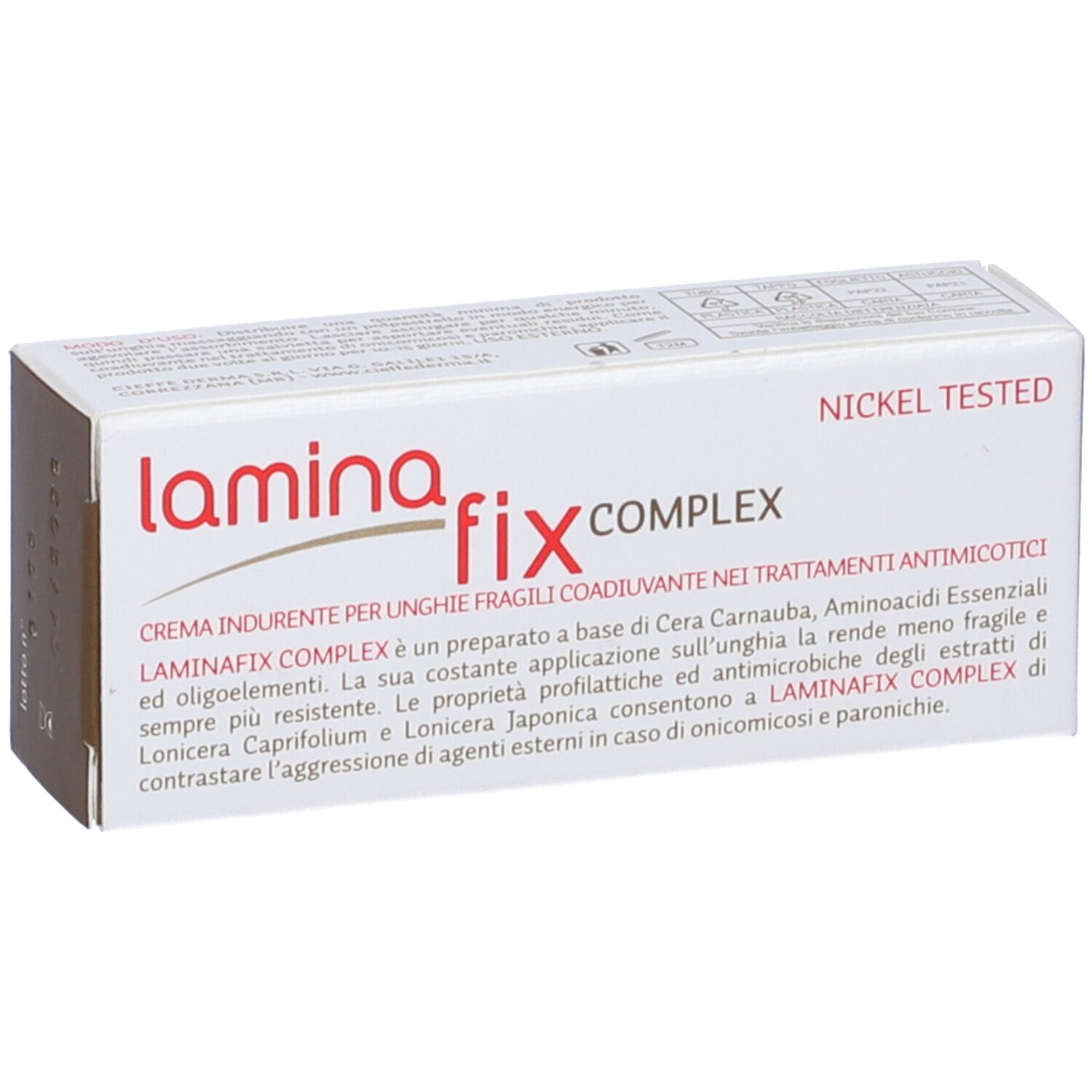Laminafix Complex Crema Indurente Unghie Con Antimicrobico Naturale 10 Ml