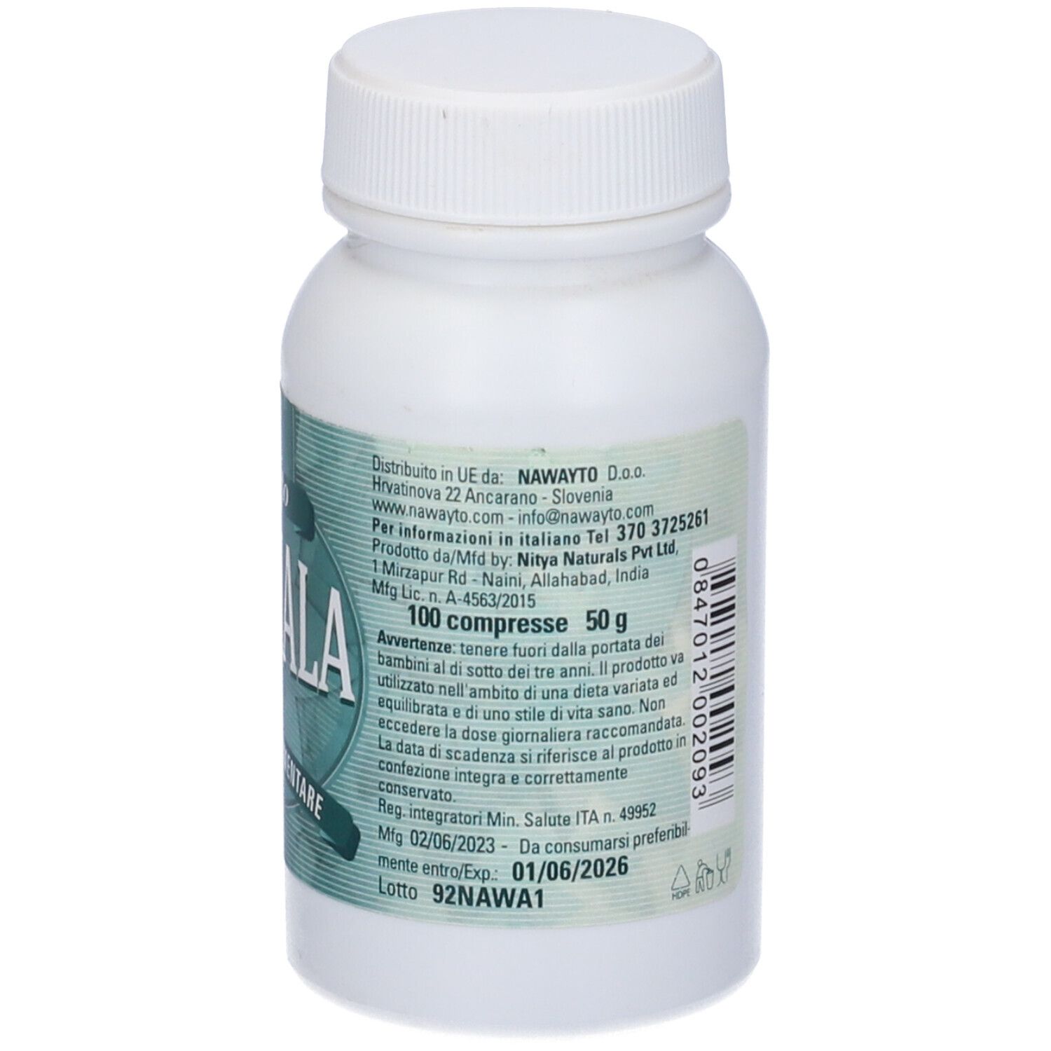 Triphala 100Cpr