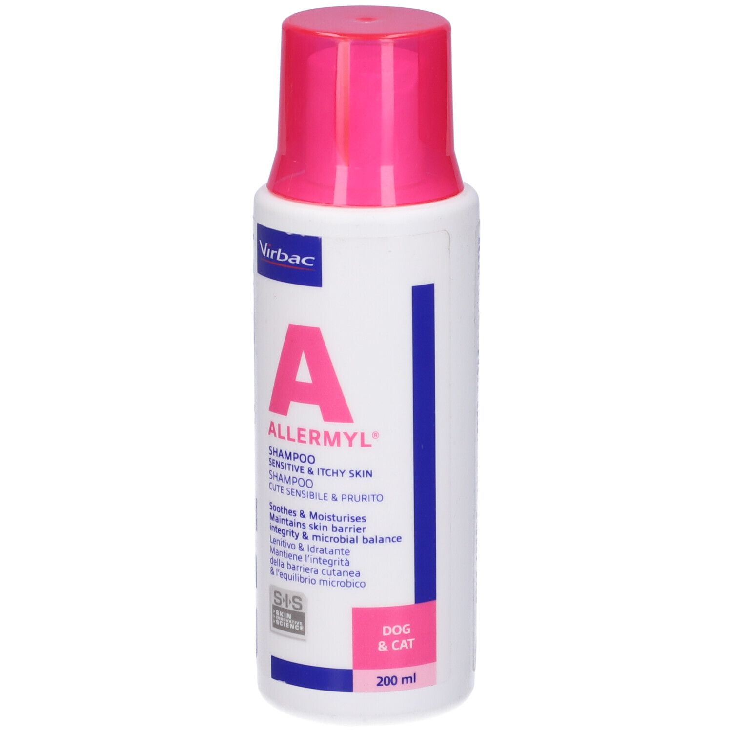 Allermyl Shampoo Per Cute Sensibile E Prurito Cane E Gatto 200 Ml