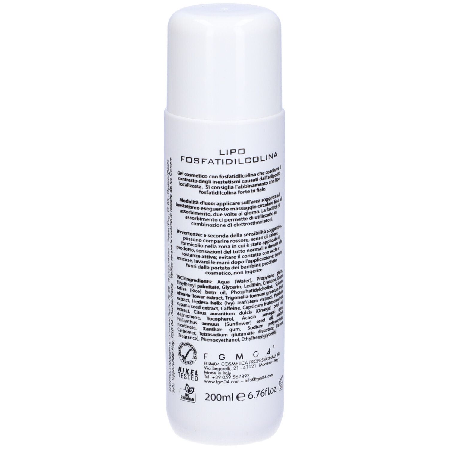 Lipo Fosfatidilcolina Gel Donna 200 Ml