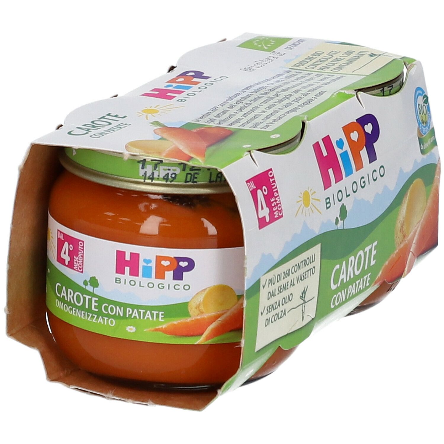 HiPP Biologico Carote con Patate