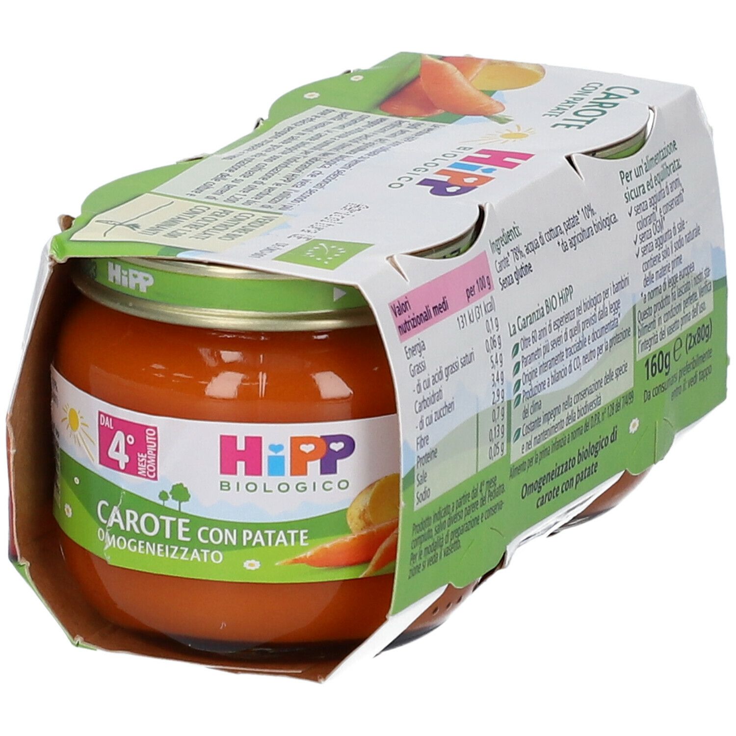 HiPP Biologico Carote con Patate