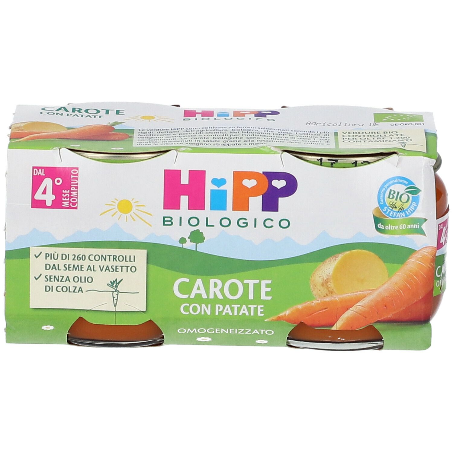 HiPP Biologico Carote con Patate