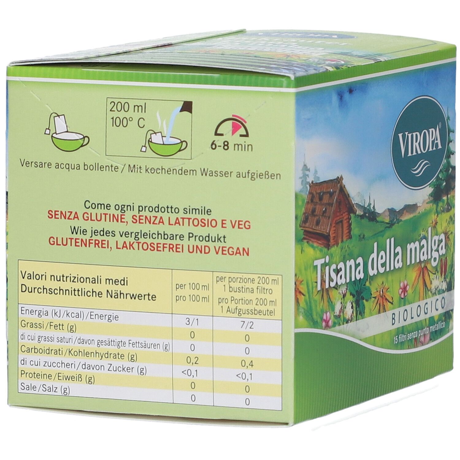 Viropa Tisana Malga Bio 15 Bustine