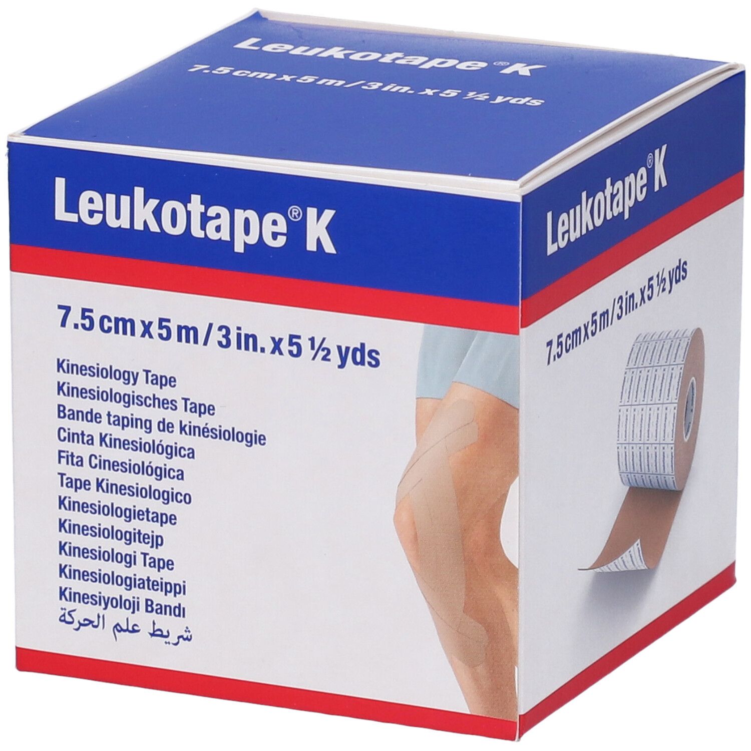 Leukotape K Tape Kinesiologico 7,5 x 500 cm