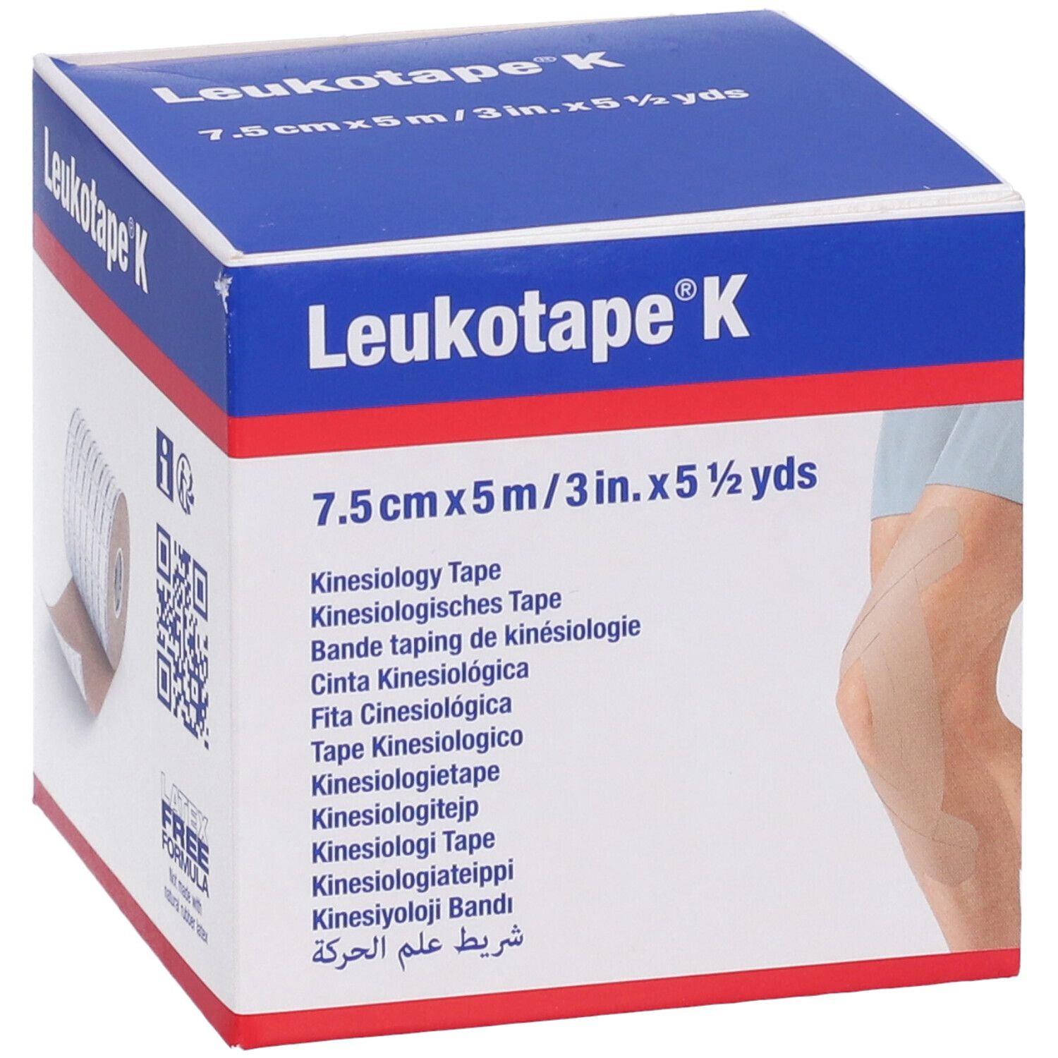 Leukotape K Tape Kinesiologico 7,5 x 500 cm