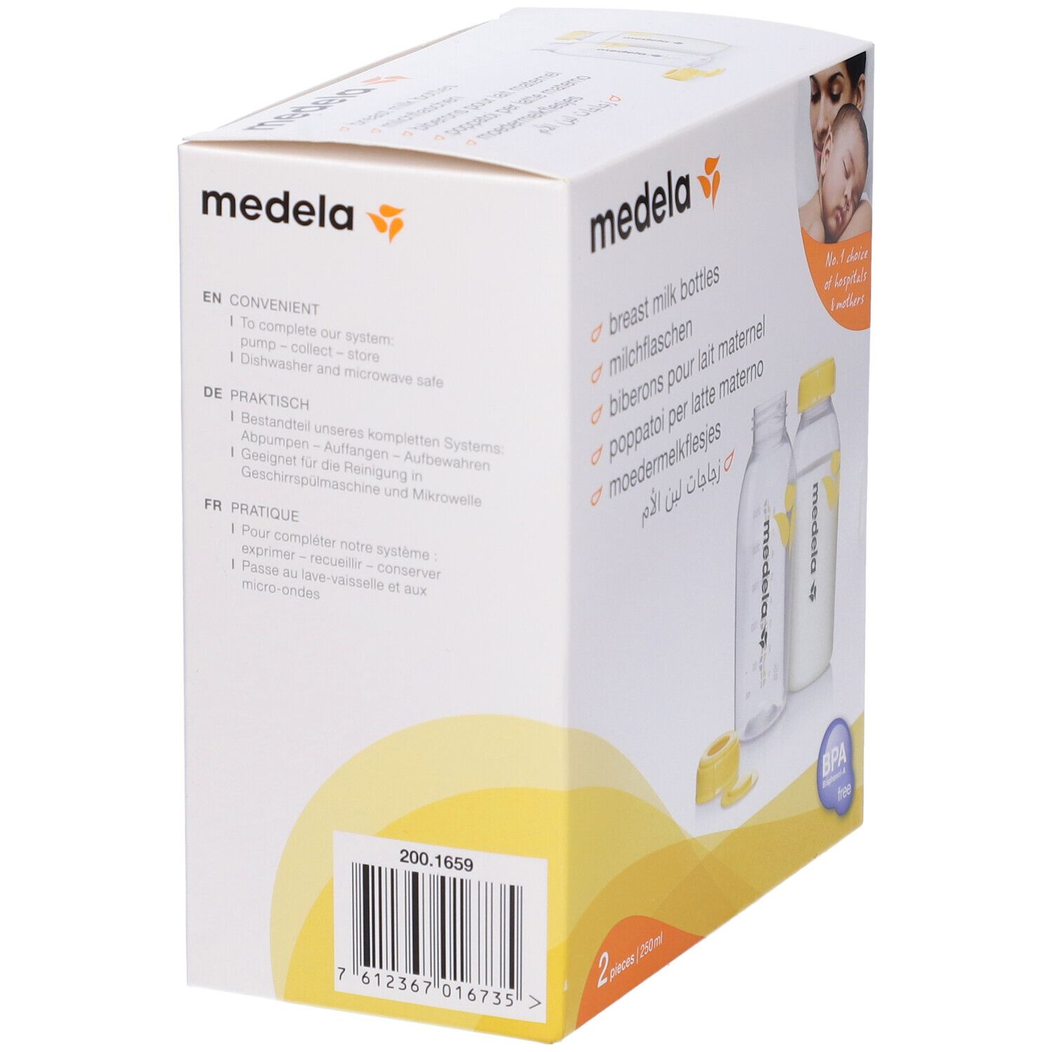 Poppatoio 2 Pezzi Da 250 Ml