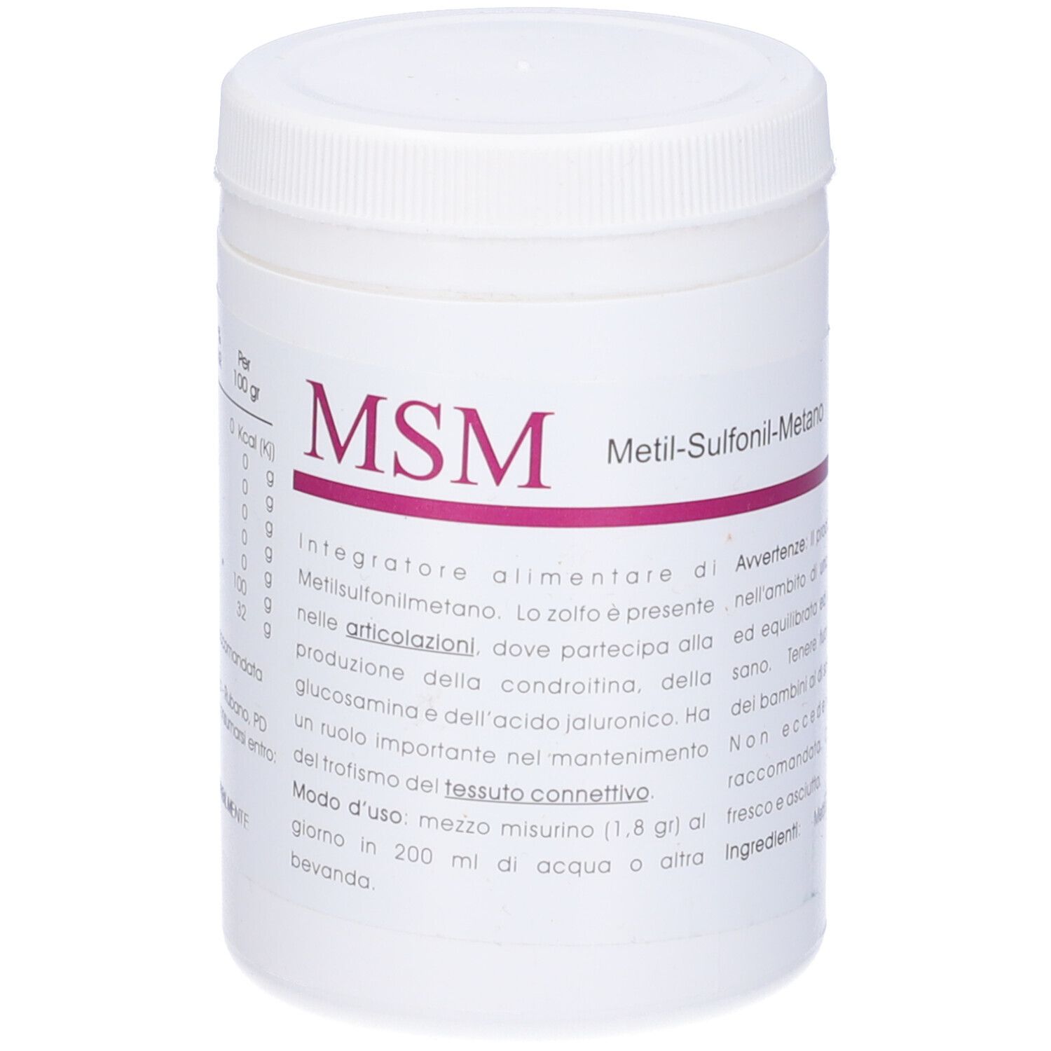 Msm Livi Polvere 150 G