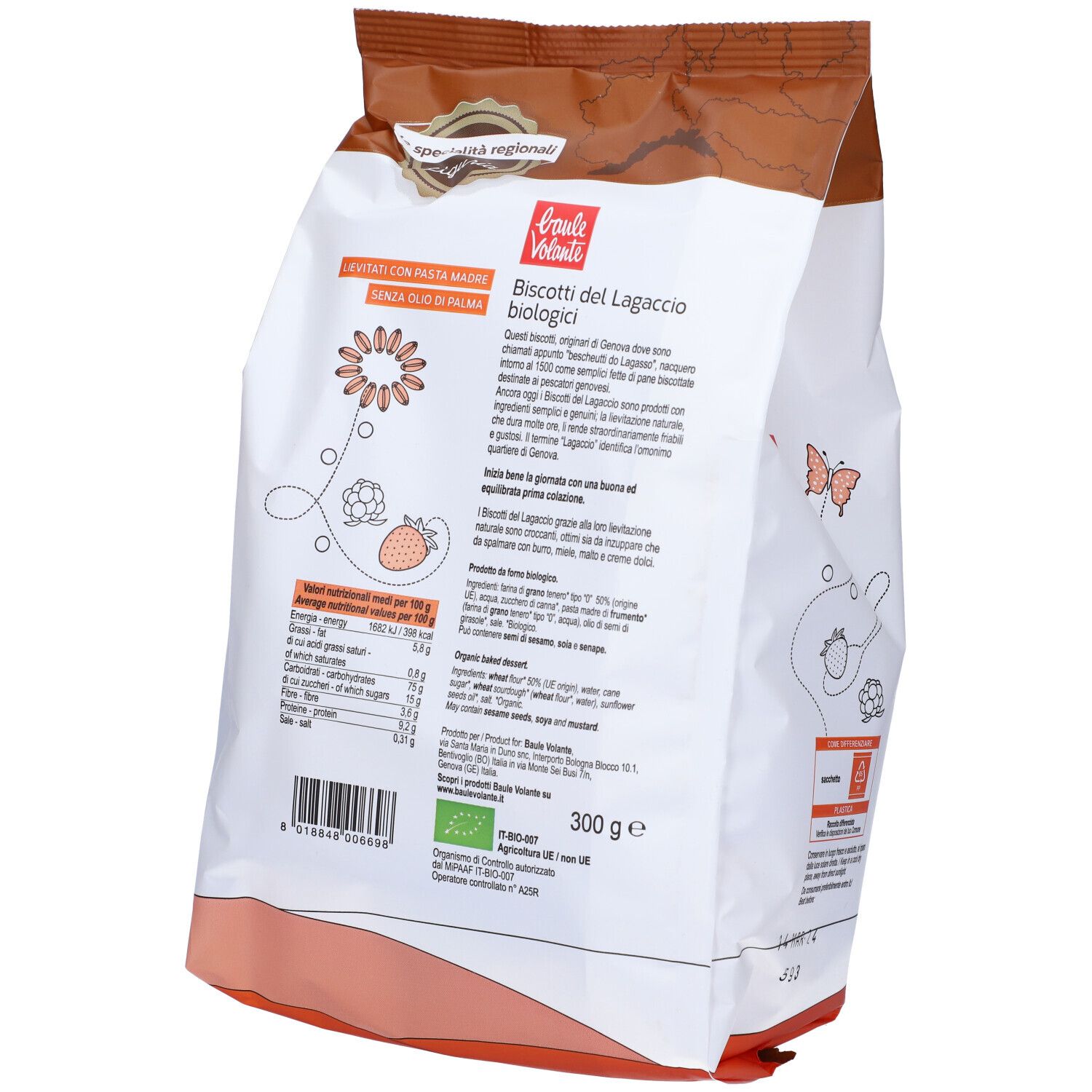 Biscotti Del Lagaccio 300 G