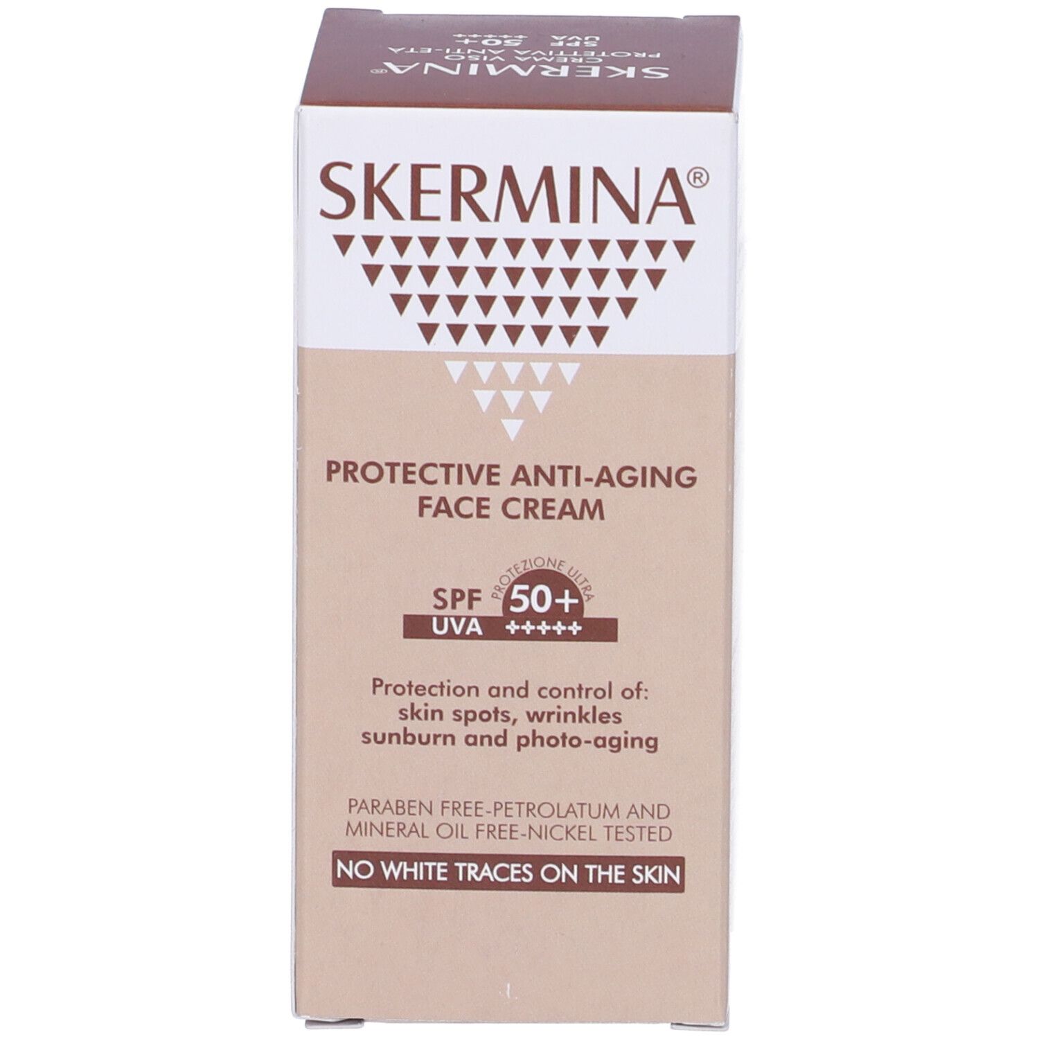 Skermina Crema Protettitiva Contro L'Invecchiamento Solare Fp 50+ 50 Ml